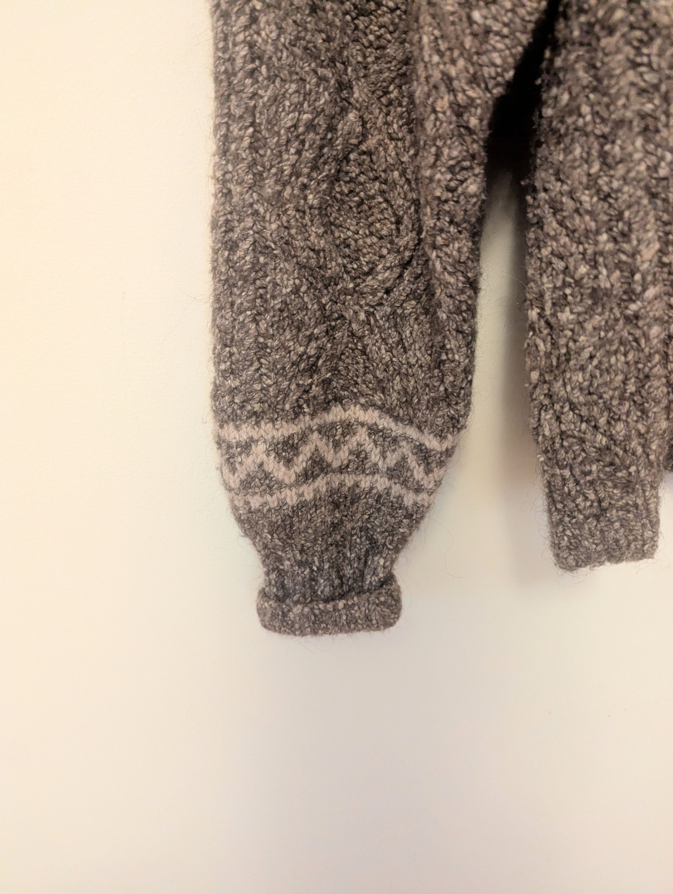 Polo Ralph Lauren Vintage Polo Brown Wool Cable Knit Sweater Size US L / EU 52-54 / 3 - 6 Thumbnail