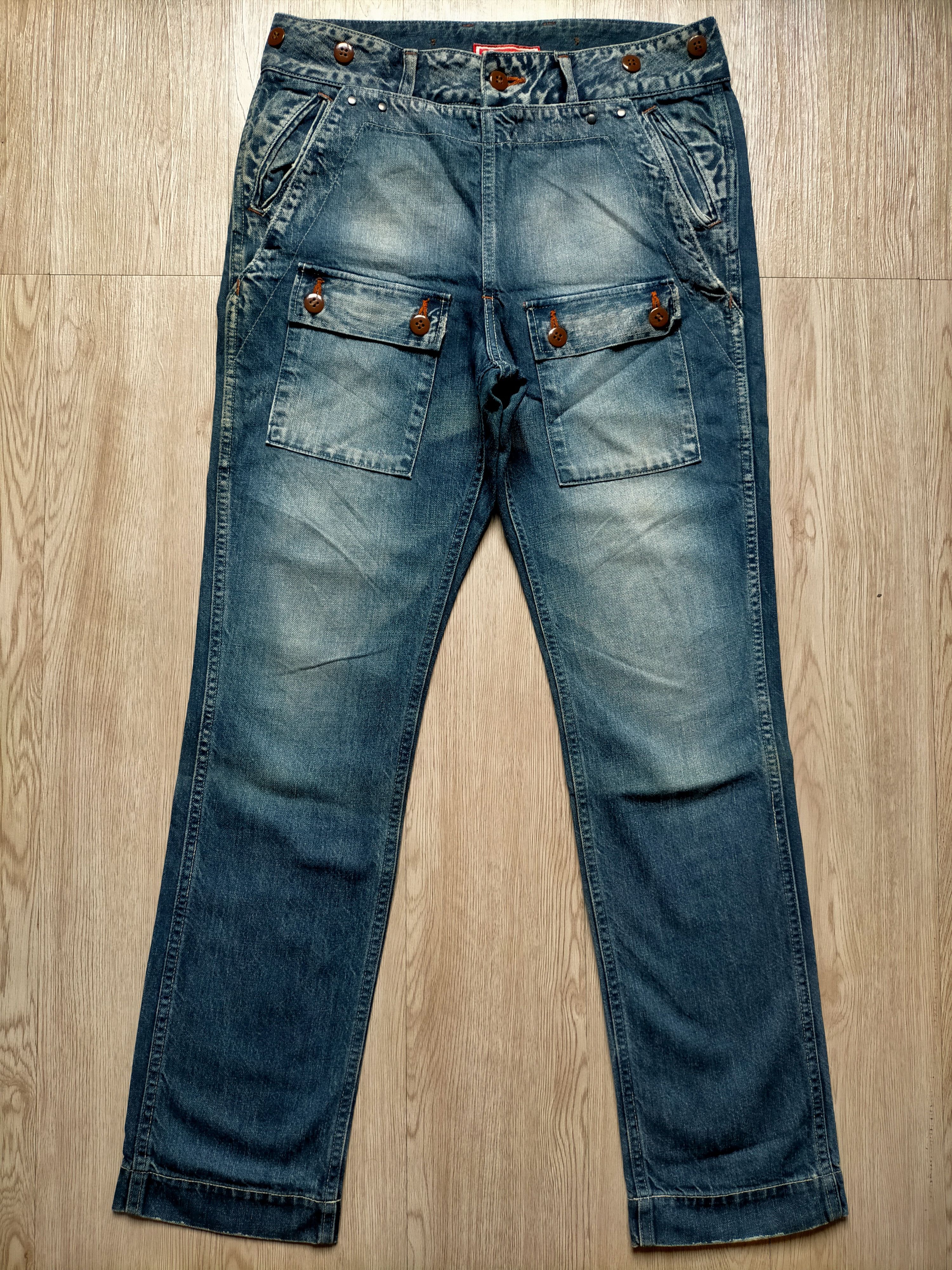 Johnbull John Bull Kojima Japan Bush Pants denim Size US 31 - 2 Thumbnail