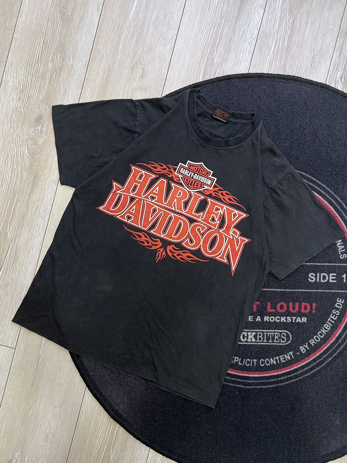 Harley Davidson × Vintage Vintage 90s American Eagle T-shirt Size L Size US L / EU 52-54 / 3 - 4 Thumbnail