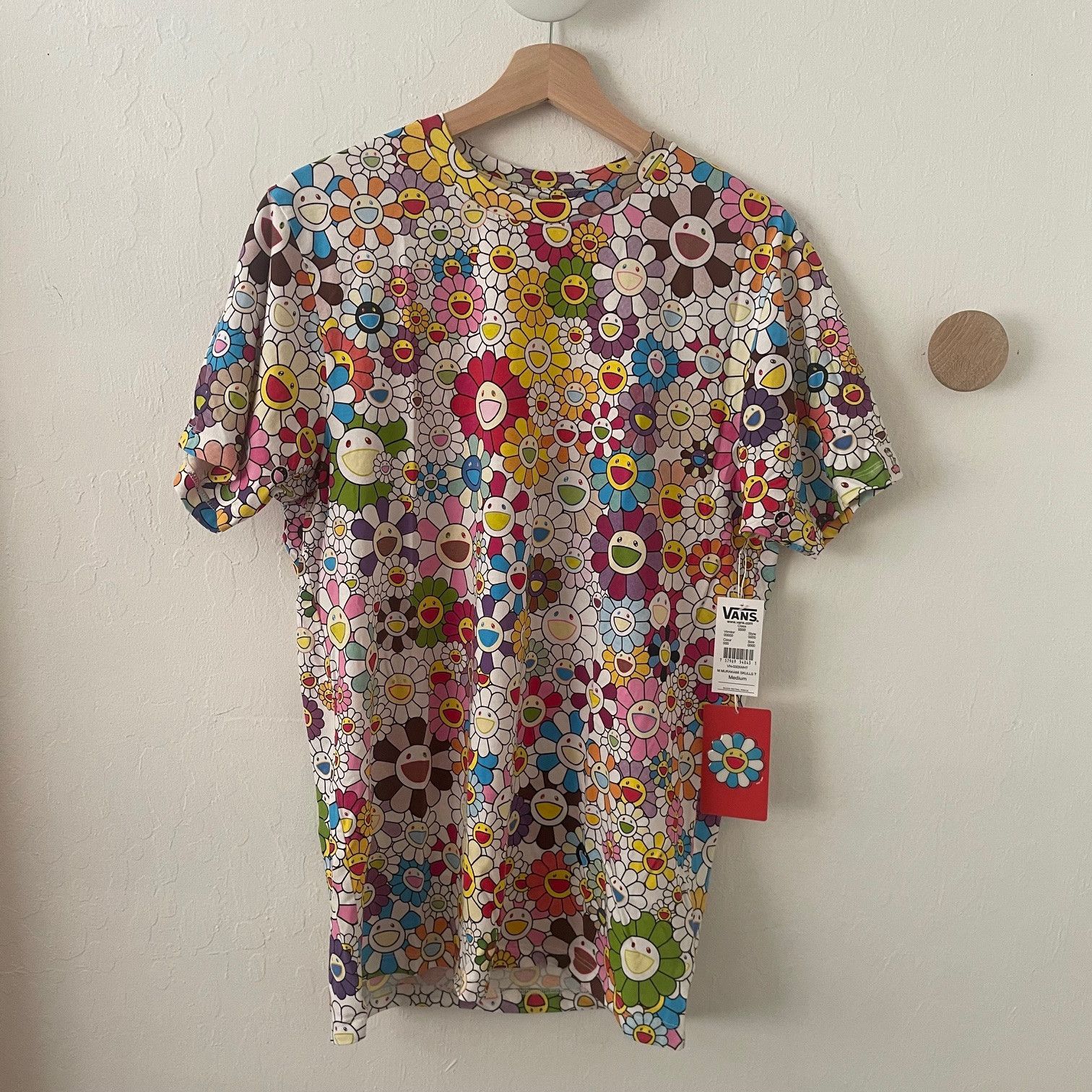 Takashi Murakami × Vans Multi-Flower Tee Shirt NEW | Grailed
