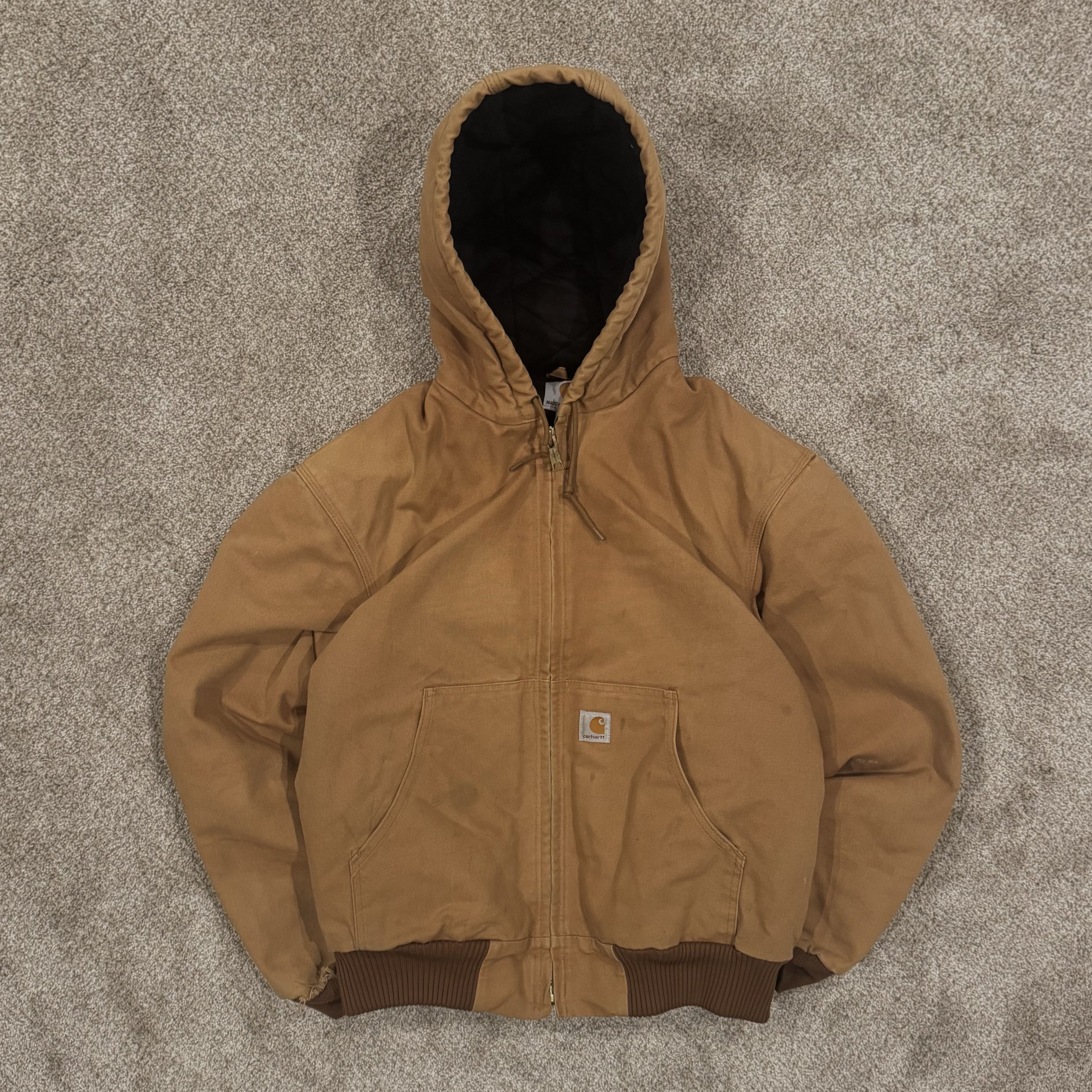 Carhartt Carhartt Men's Tan and Brown Jacket Size US L / EU 52-54 / 3 - 1 Thumbnail