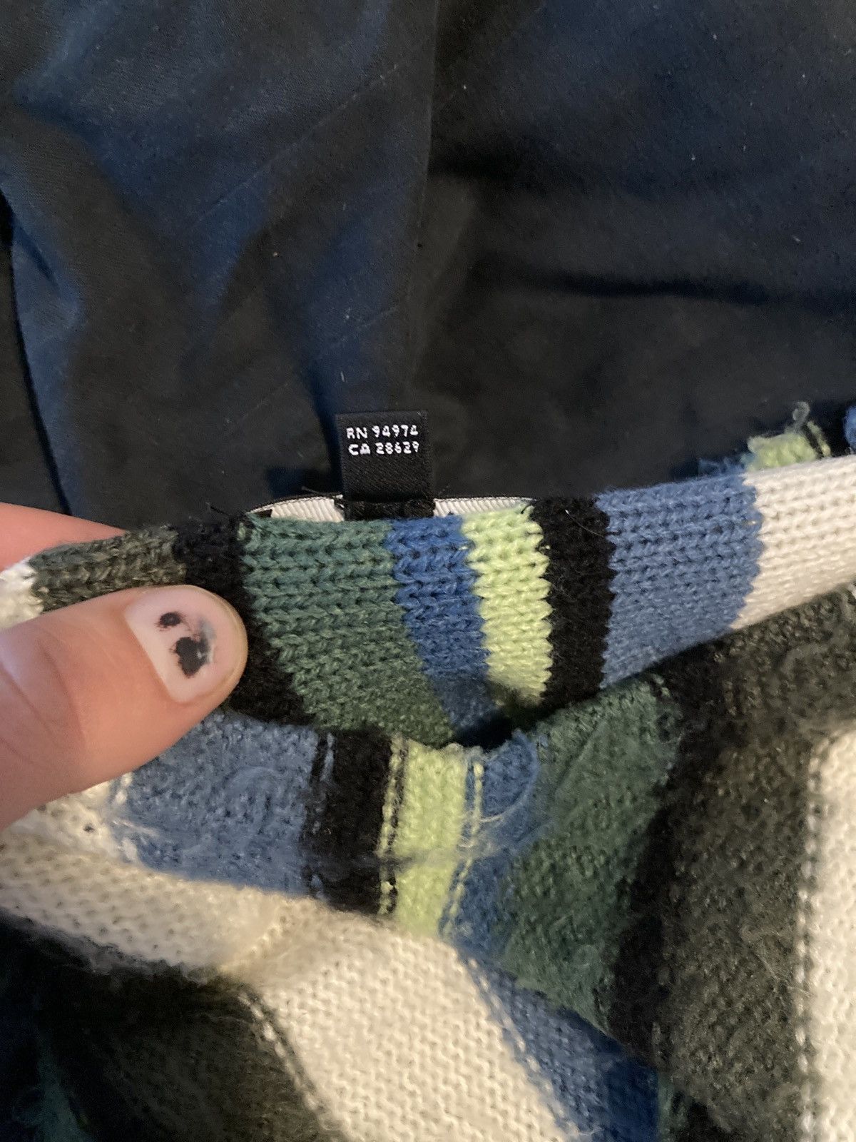 Stussy Stüssy Vertical Striped Knit Crew Size US M / EU 48-50 / 2 - 7 Thumbnail