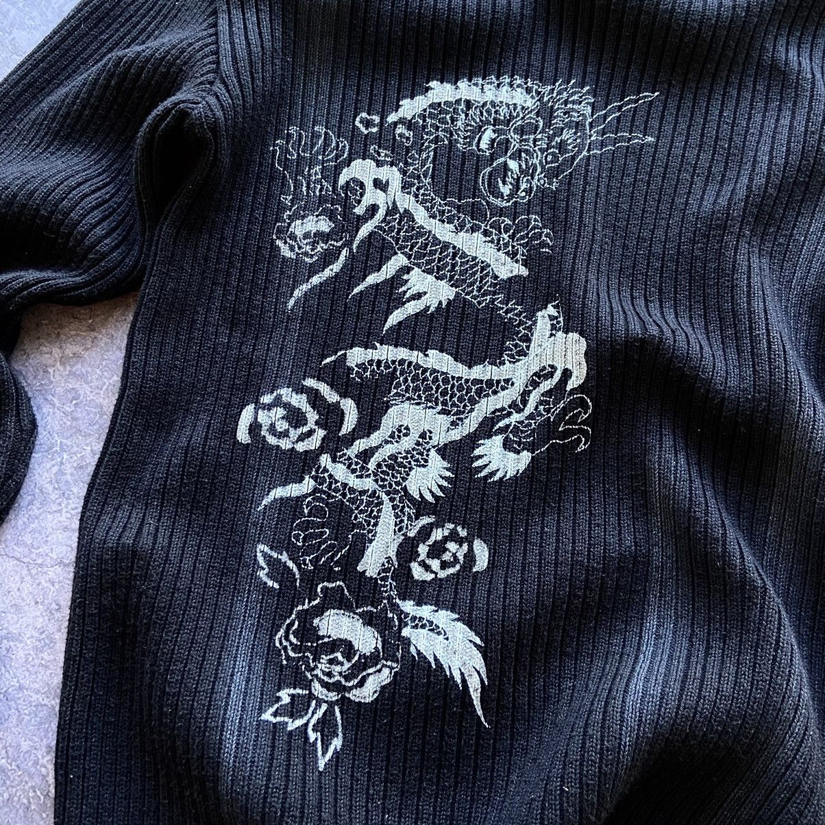 Hysteric Glamour × Undercover Japan Dragon Hysteric Glamour Style Rib Knit Sweater Y2K Size US L / EU 52-54 / 3 - 3 Thumbnail