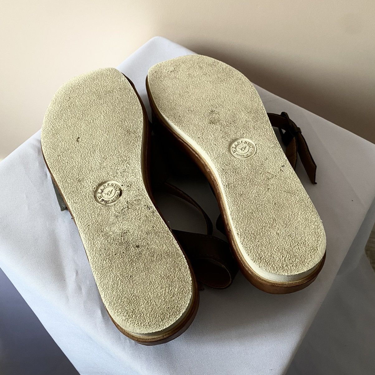Dirk Bikkembergs × MoMA × Puma MoMa Leather Sandals Ballet Flats Shoes Puma Style Y2K Size US 9 / IT 39 - 8 Thumbnail