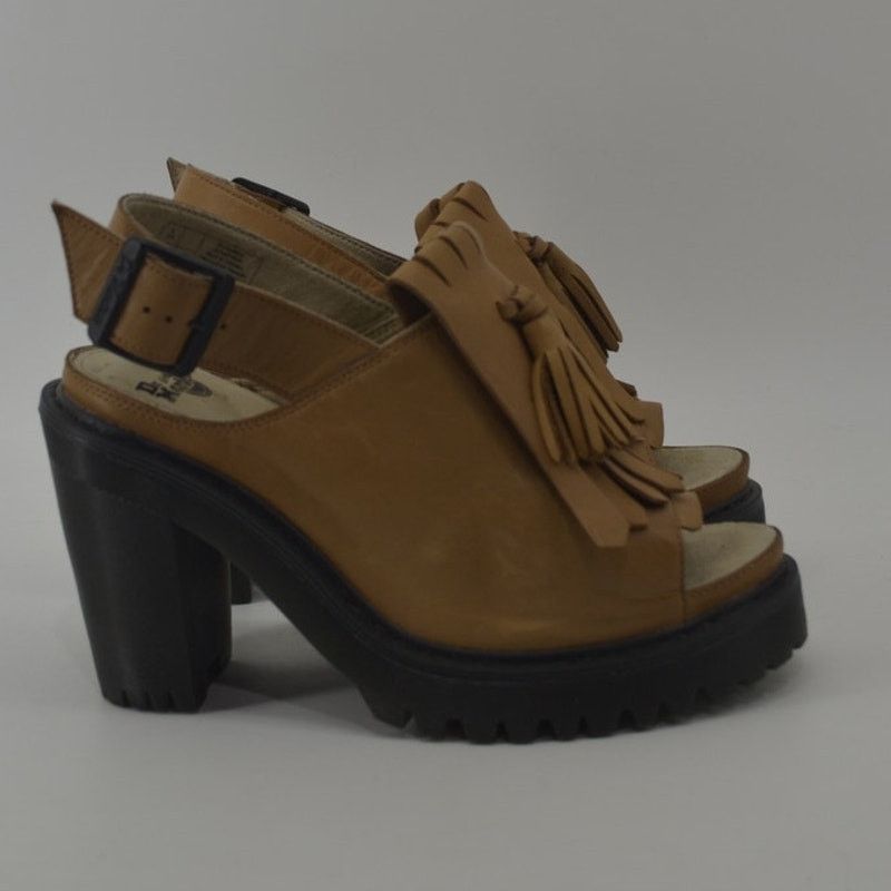 Dr. Martens Dr. Martens Size 6 Seraphina Kiltie Slingback Platform Brown Size US 6 / IT 36 - 5 Thumbnail