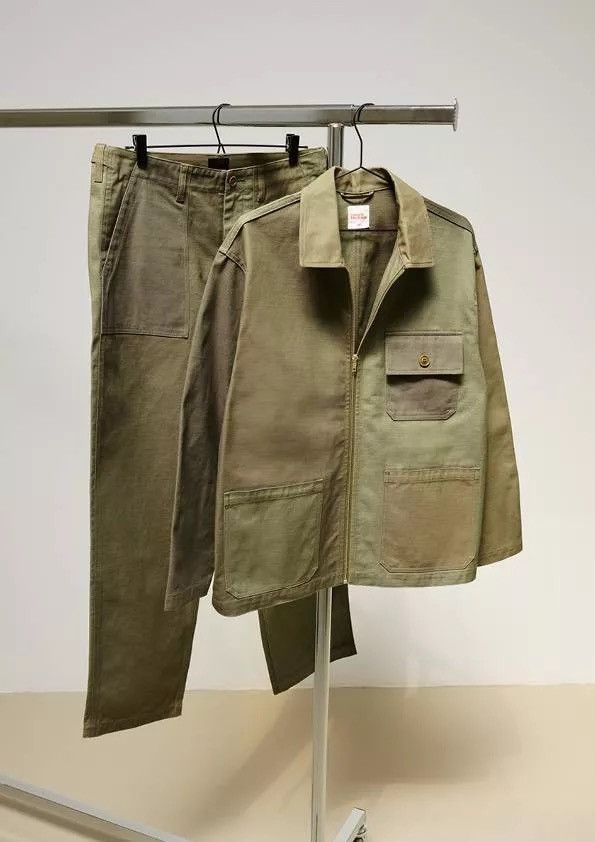 H&M Edition by John Boyega Utility Set (Color-Blocked Green) Size US M / EU 48-50 / 2 - 4 Thumbnail