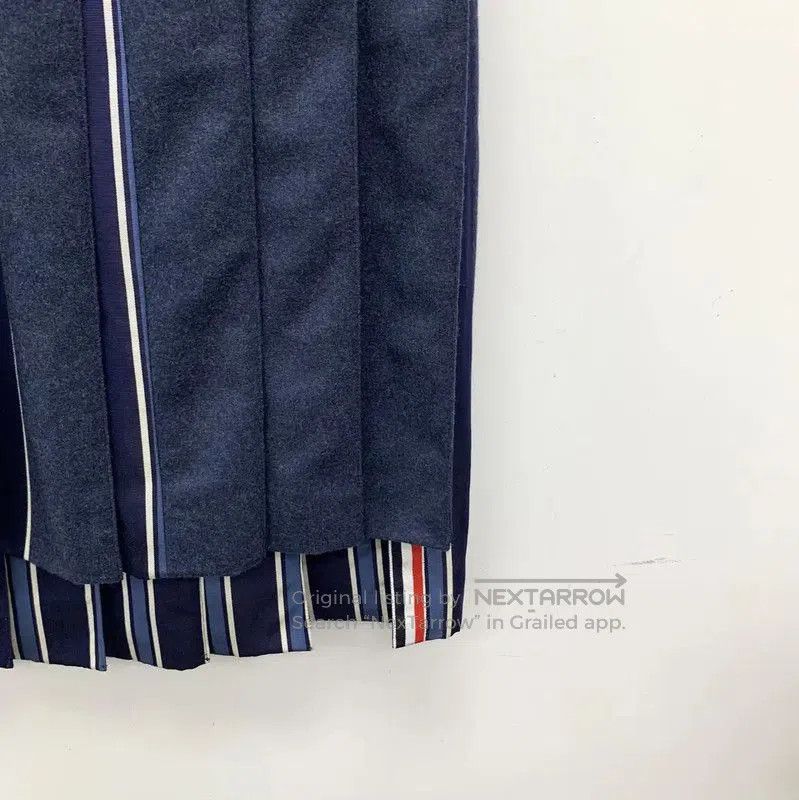 Thom Browne Thom Browne Navy Wool Pleated Skirt . Size 23" - 4 Thumbnail