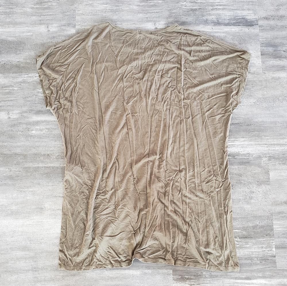 Forever 21 Olive Oversized Laced Up F21 Short Sleeve Size M / US 6-8 / IT 42-44 - 2 Thumbnail