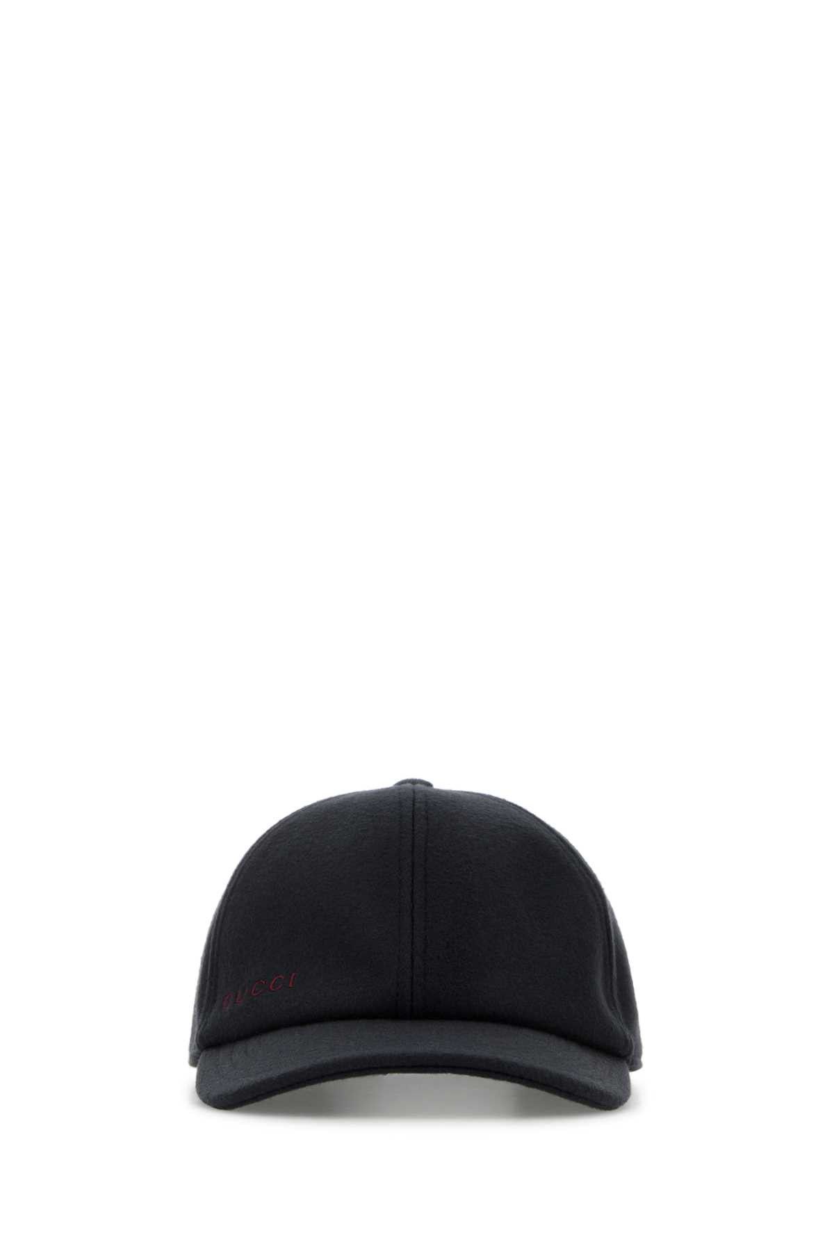 Gucci Navy Blue Wool Baseball Cap Size ONE SIZE - 1 Thumbnail