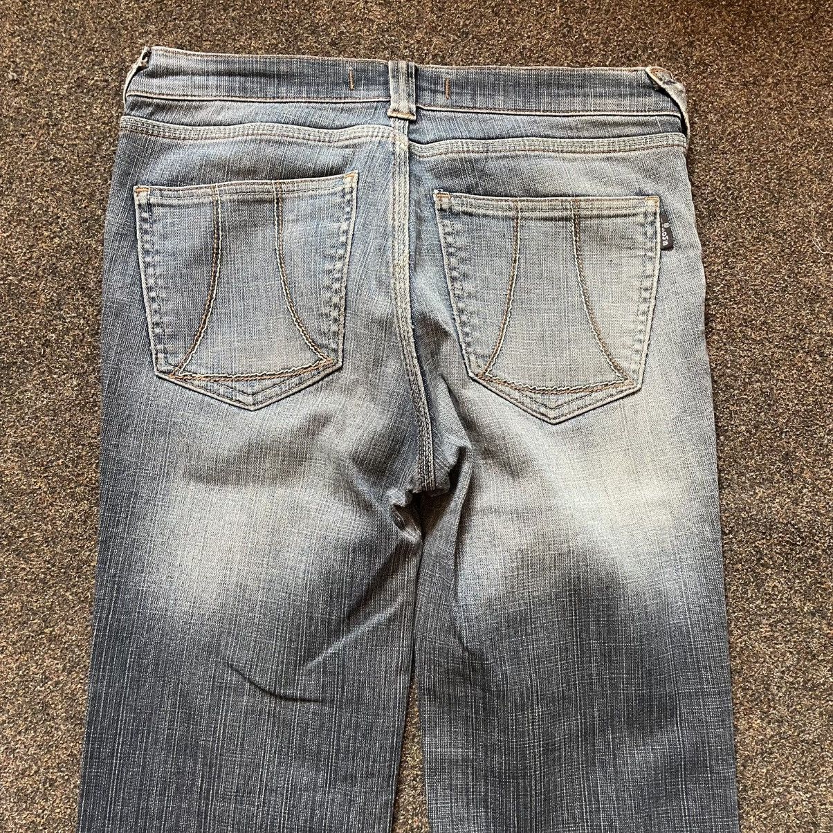 Vintage Y2K Vintage Faded Flared Bootcut Jeans Grunge Distressed 28 Size 28" / US 6 / IT 42 - 5 Thumbnail