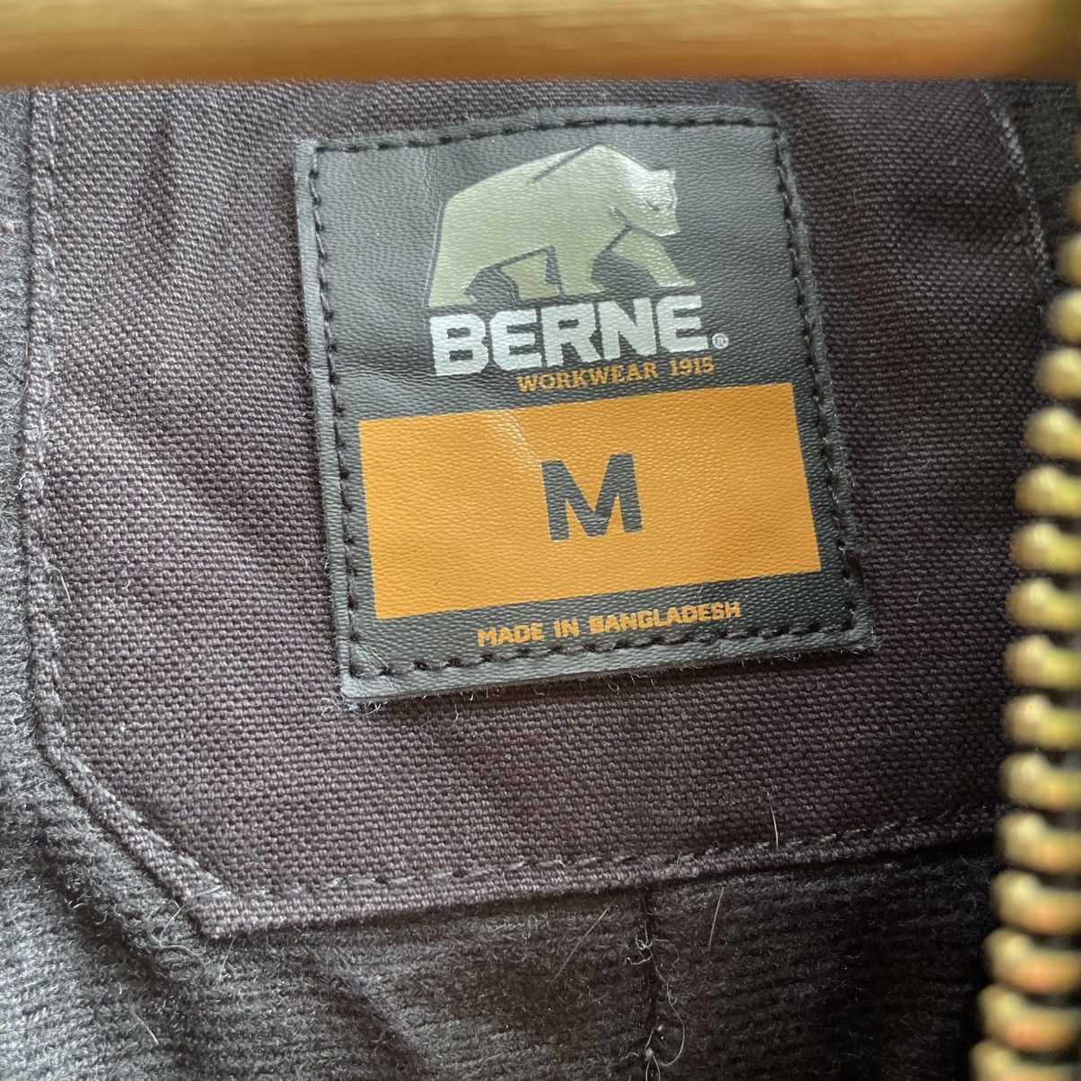 Japanese Brand 💥Vintage Berne workwear Zipper Hooded Jacket Size US M / EU 48-50 / 2 - 8 Thumbnail