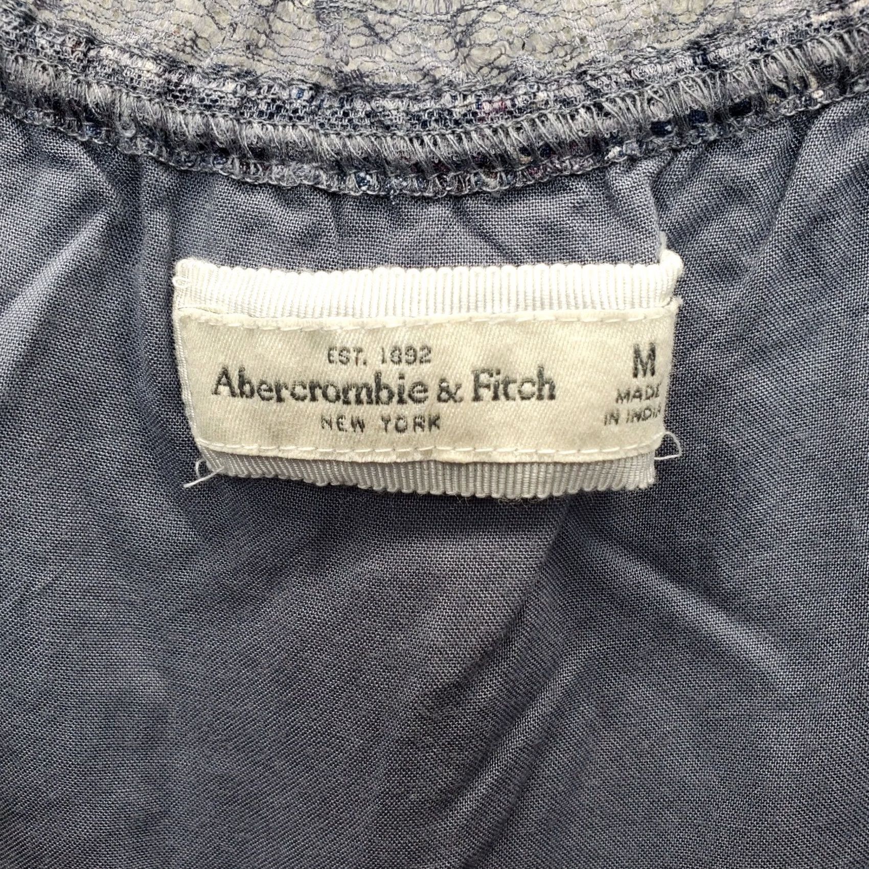 Abercrombie & Fitch Abercrombie & Fitch Romper Womens M Multicolor Floral Lace Trim Backless Tie Waist Sleeveless Shirt? Size 32" / US 10 / IT 46 - 6 Thumbnail