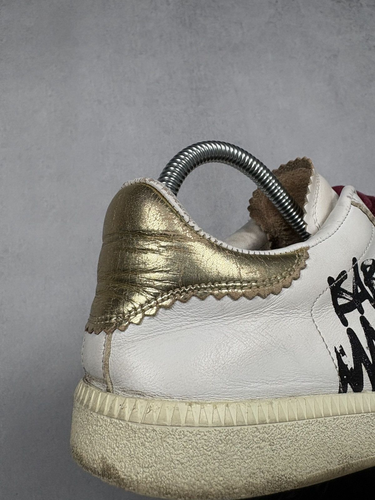 Isabel Marant Isabel Marant Graffiti Leather Trainers Sneakers Shoes EU39 Size US 9 / IT 39 - 15 Thumbnail