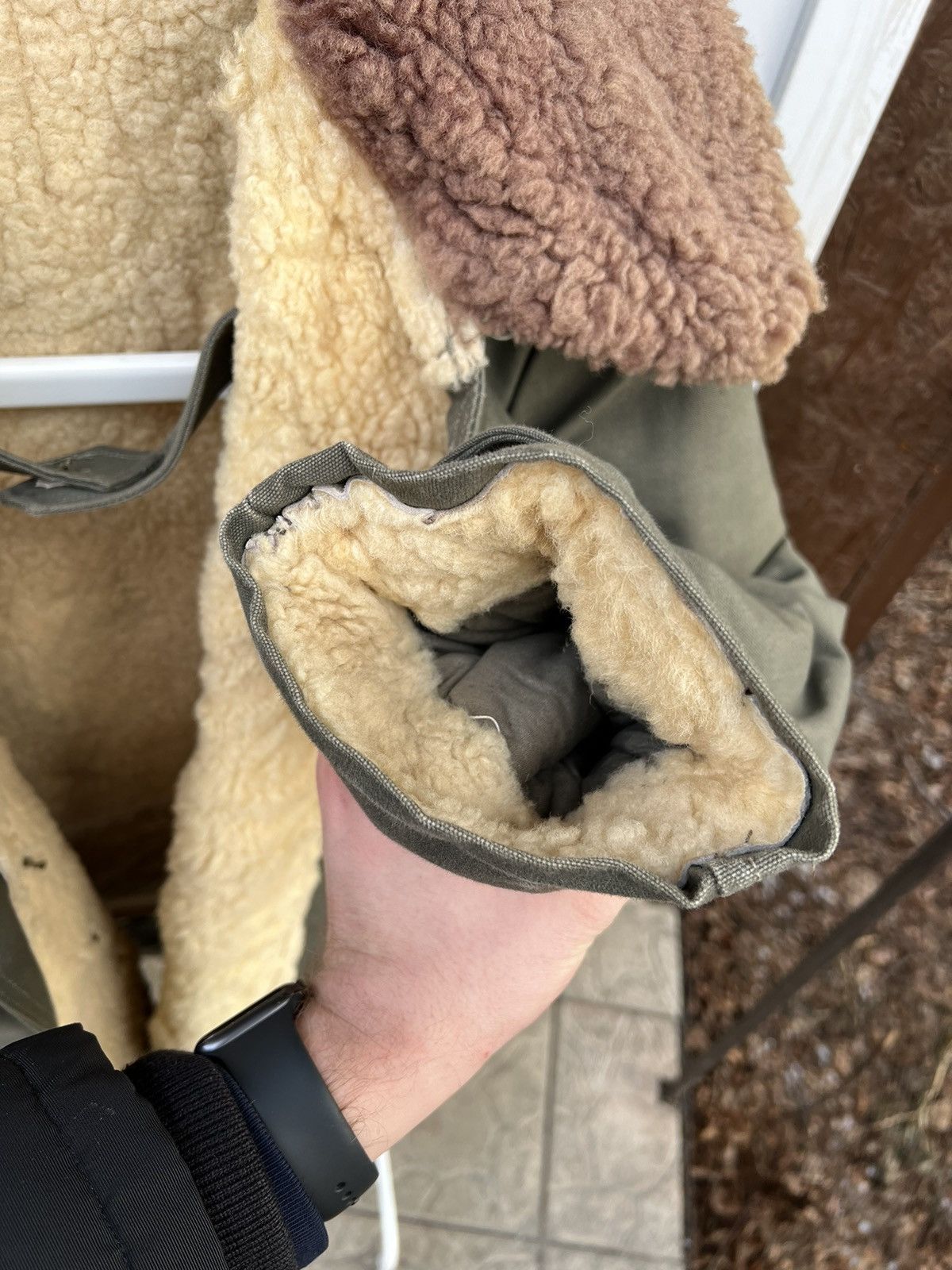 Swedish Army Shearling Bane Coat M1909 40 WWIl Mats Larsson