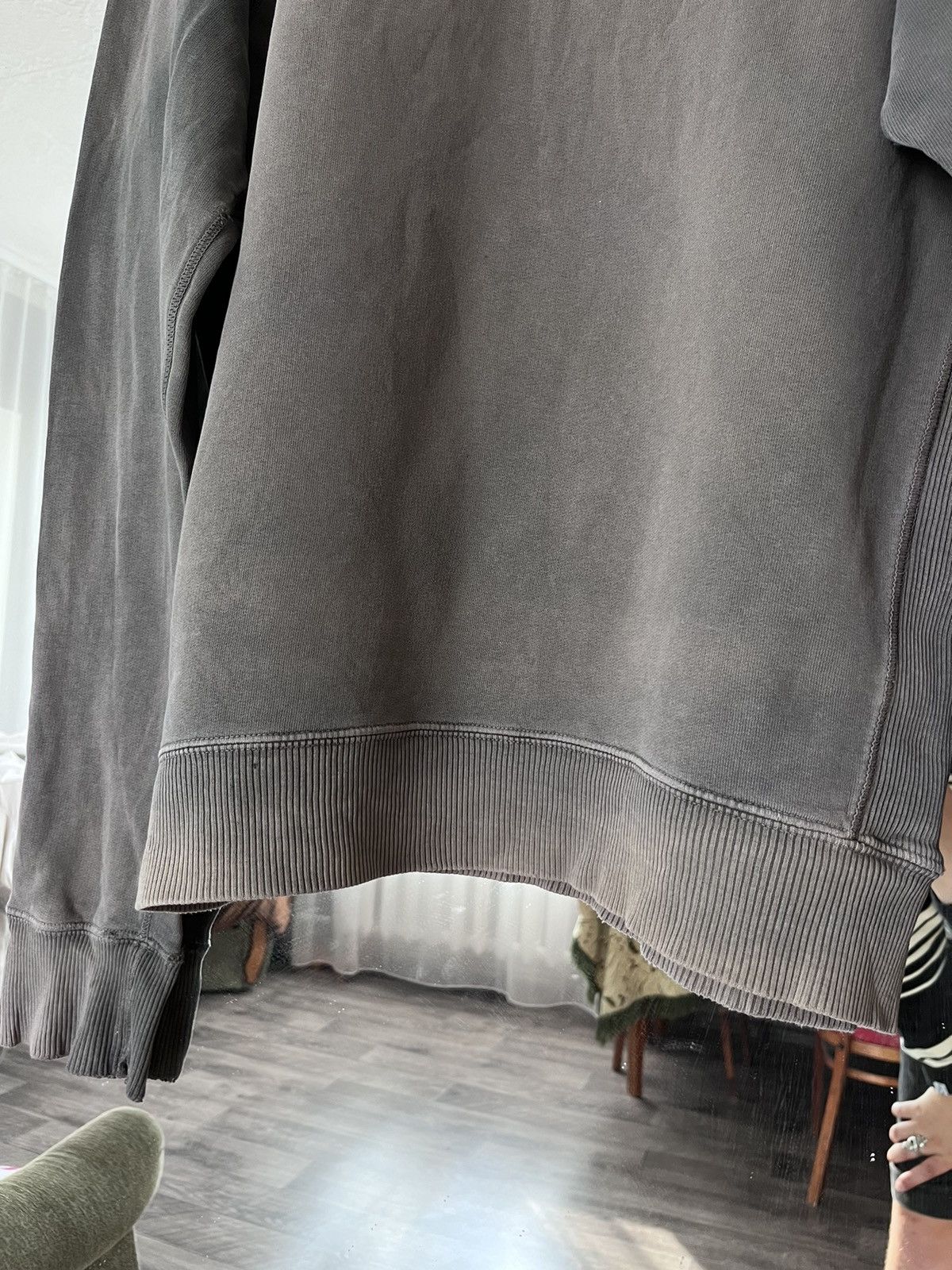 Diesel × Vintage DIESEL AVANT GARDE SWEATSHIRT VINTAGE FADED GREY DISTRESSED Size US XL / EU 56 / 4 - 13 Thumbnail
