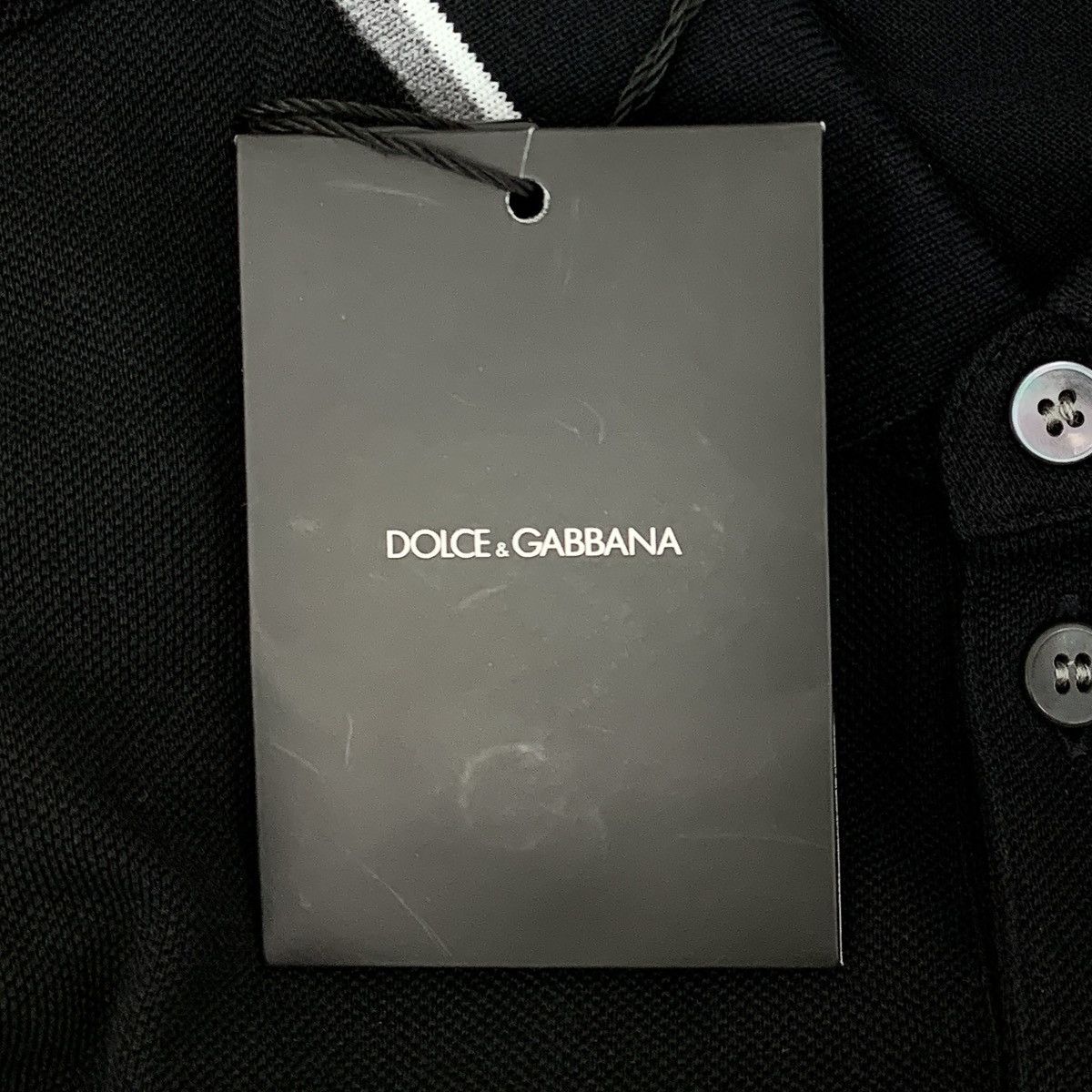 Dolce & Gabbana Dolce & Gabbana Black Crown Embroidered Polo Shirt K26WX Size US S / EU 44-46 / 1 - 7 Thumbnail