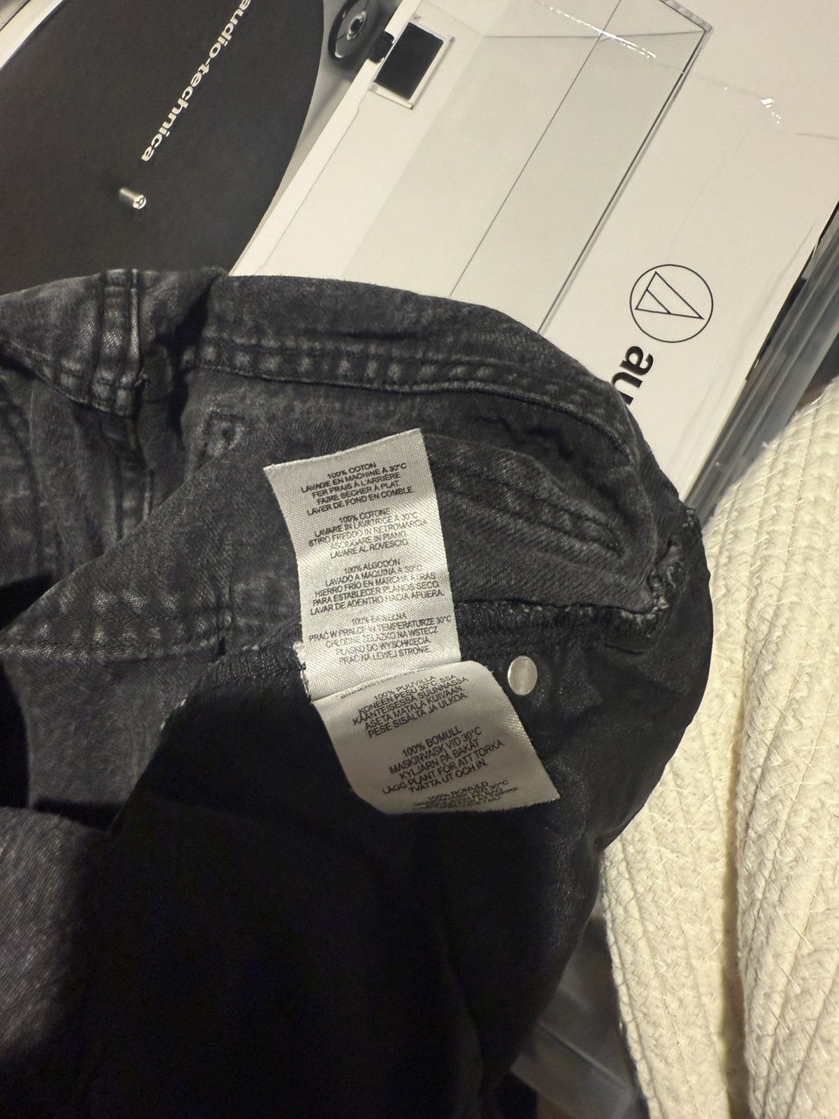 Jaded London MENS -JADED LONDON WASHED BLACK CARPENTER JEANS IN SKATE FIT Size US 30 / EU 46 - 5 Thumbnail