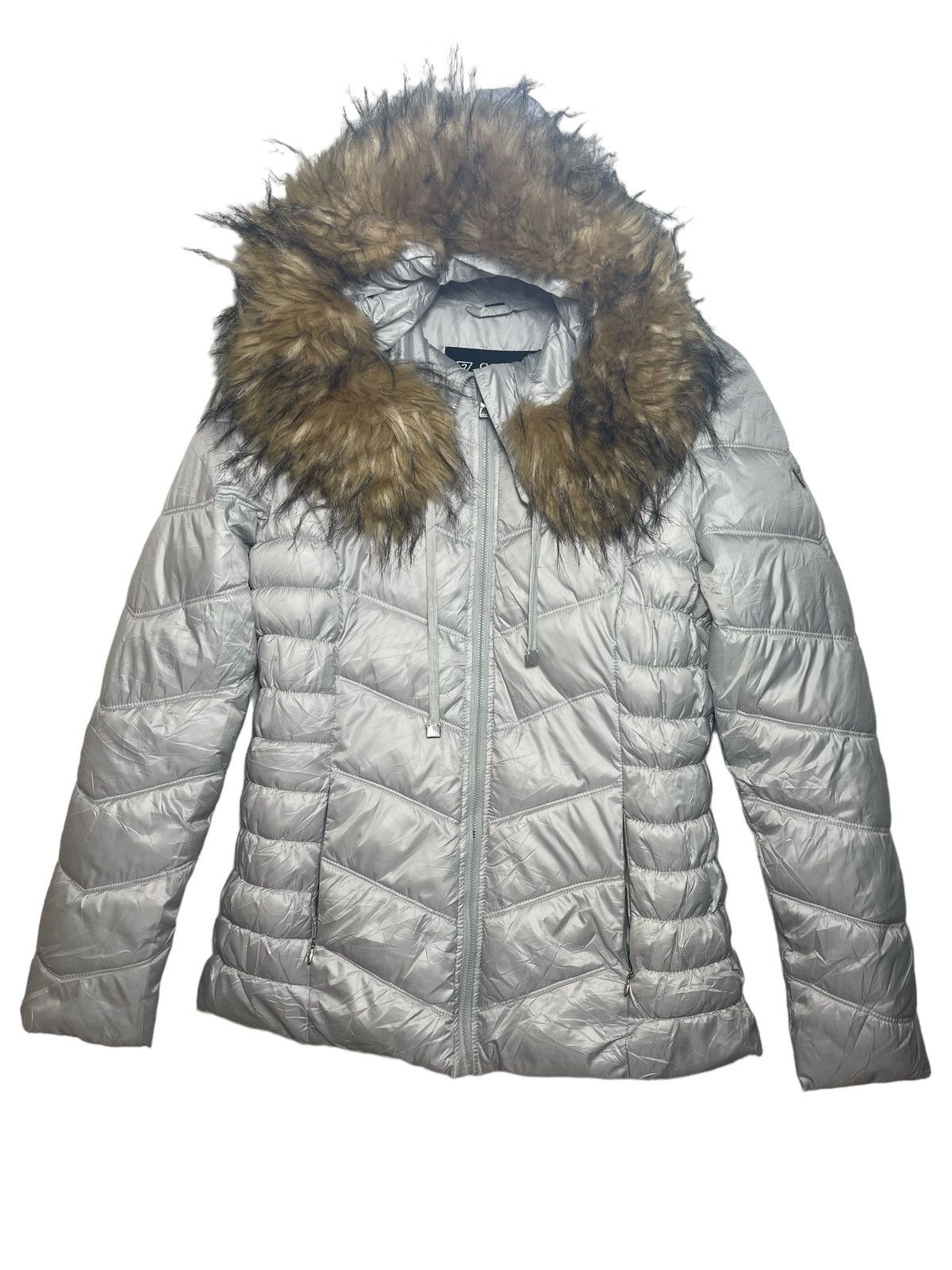 Guess Guess fur hoodies puffer jacket Size S / US 4 / IT 40 - 1 Thumbnail