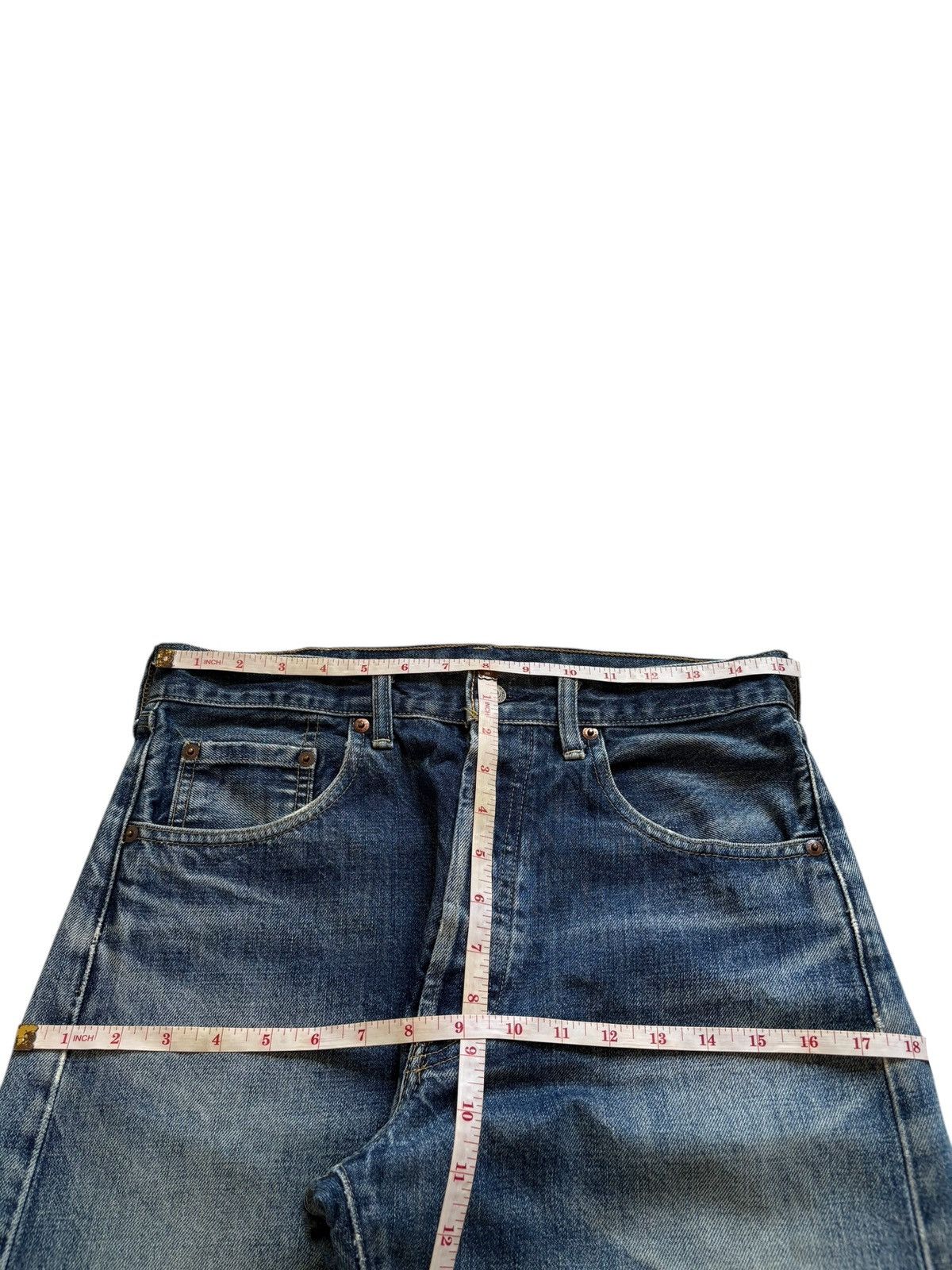 Levi's Vintage 80s Levis 503BXX Big E Selvedge Distress Baggy Jeans Size US 32 / EU 48 - 12 Thumbnail