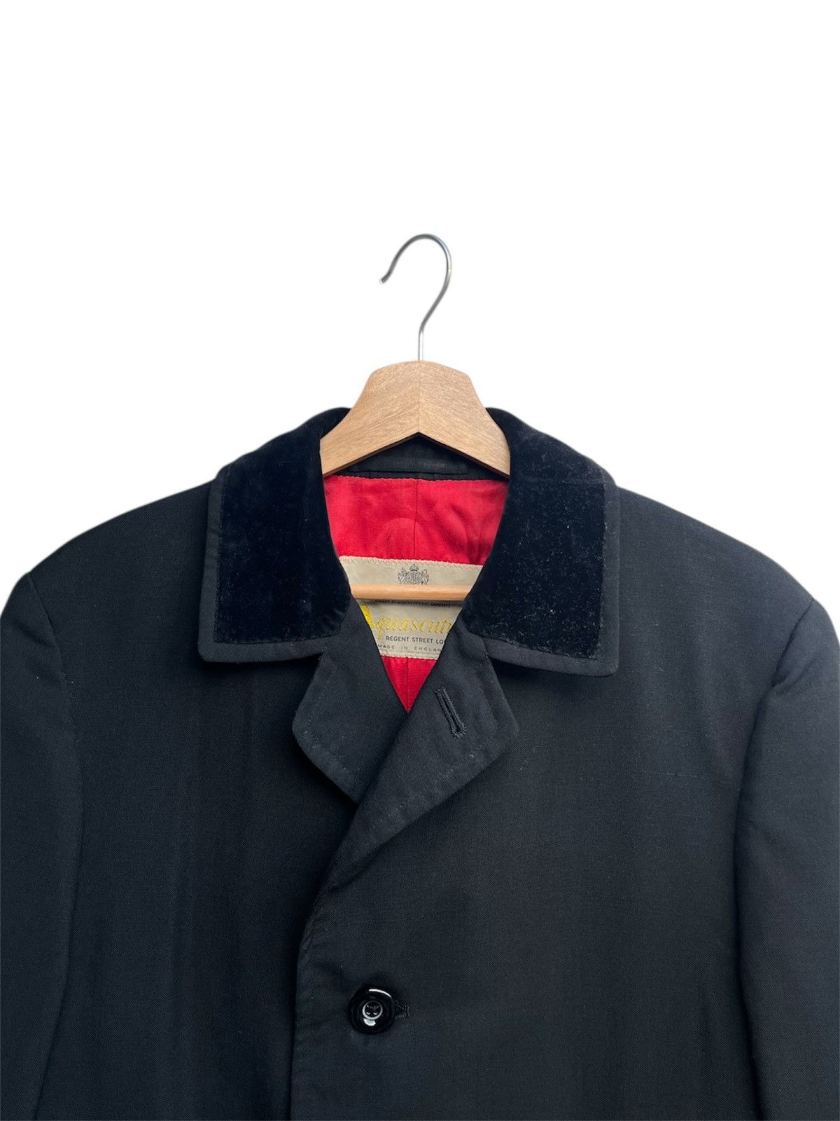 Aquascutum Vintage Aquascutum Wool & Mohair Black Coat Size US S / EU 44-46 / 1 - 7 Thumbnail