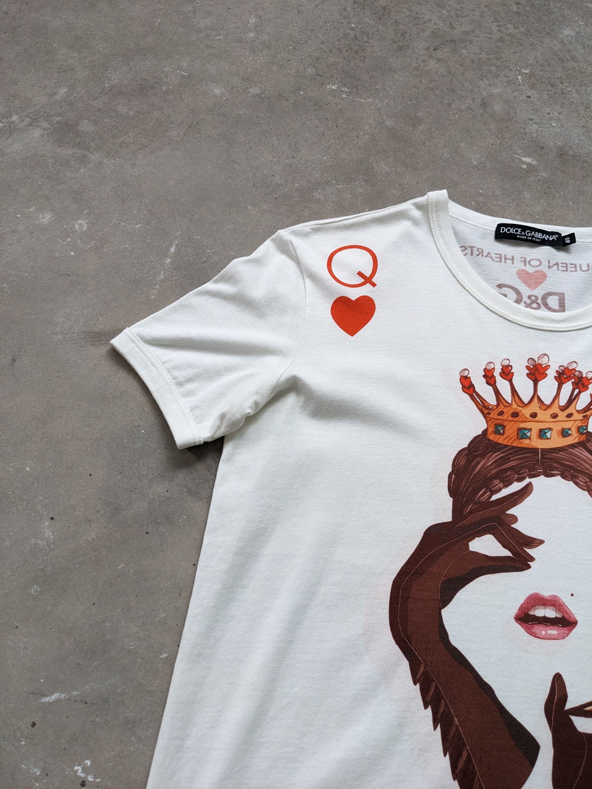 Dolce & Gabbana Vintage Dolce Gabbana Queen T Shirt Size S / US 4 / IT 40 - 3 Thumbnail