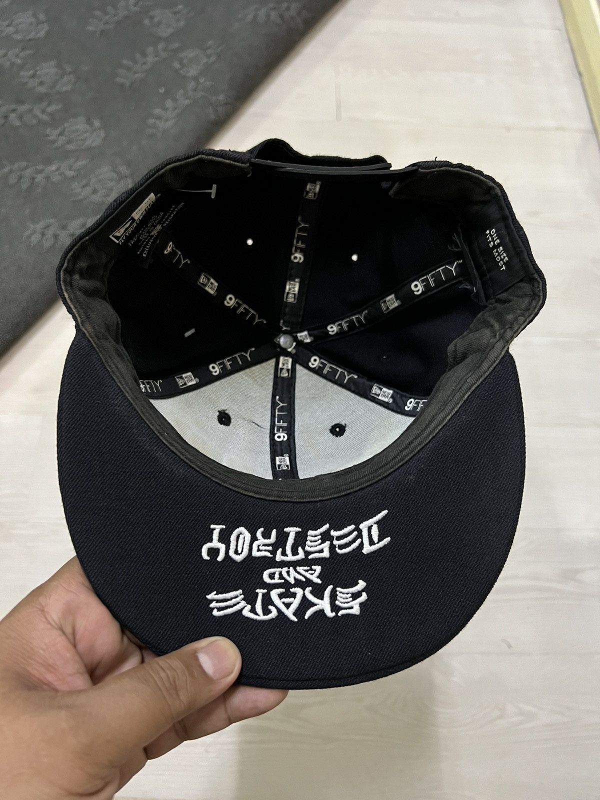 New Era Thrasher Thrasher New Era Skate And Destroy Snapback Cap Grailed