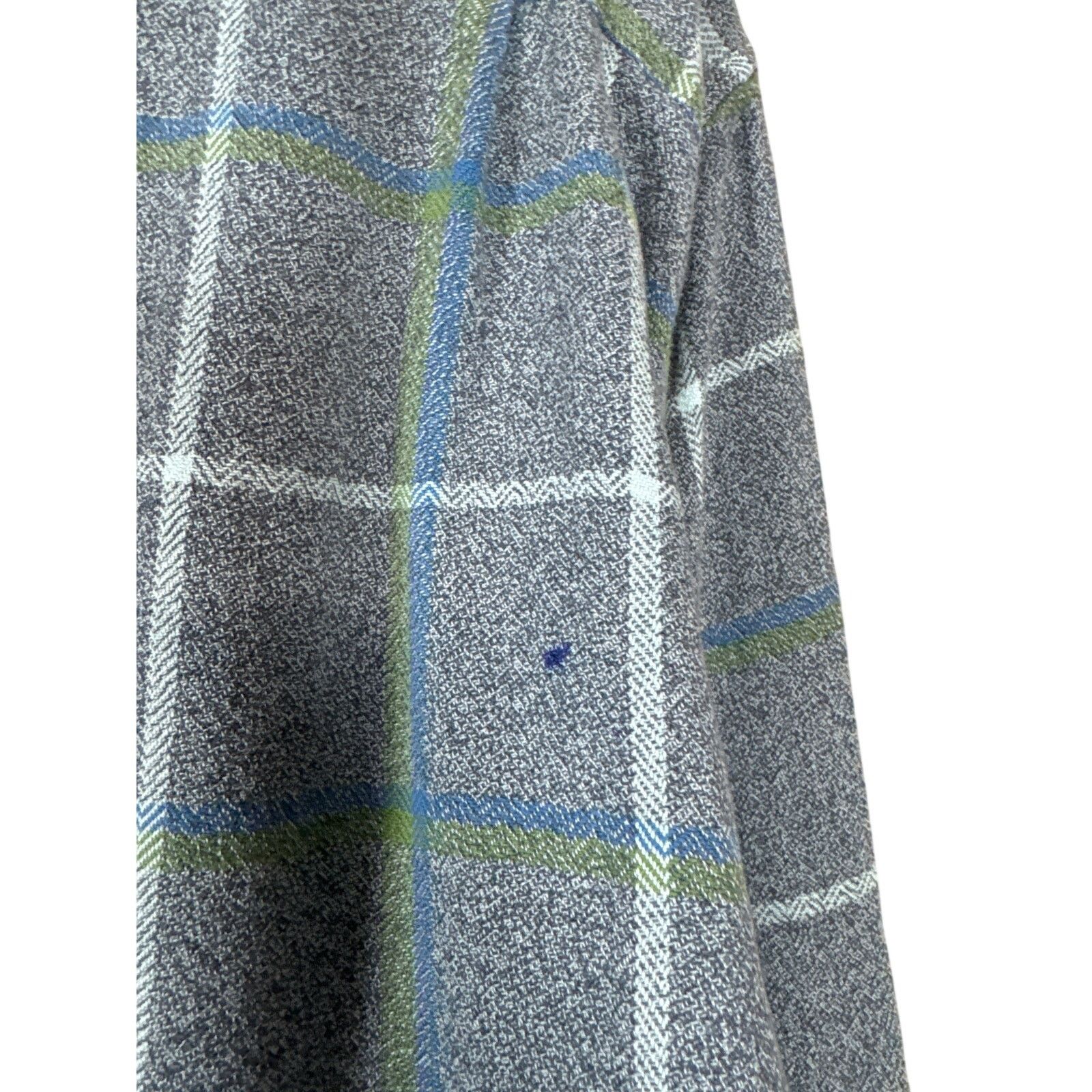 Obey Obey Blue Multi Plaid Flannel Button Up Shirt Men's Size XL Size US XL / EU 56 / 4 - 4 Thumbnail