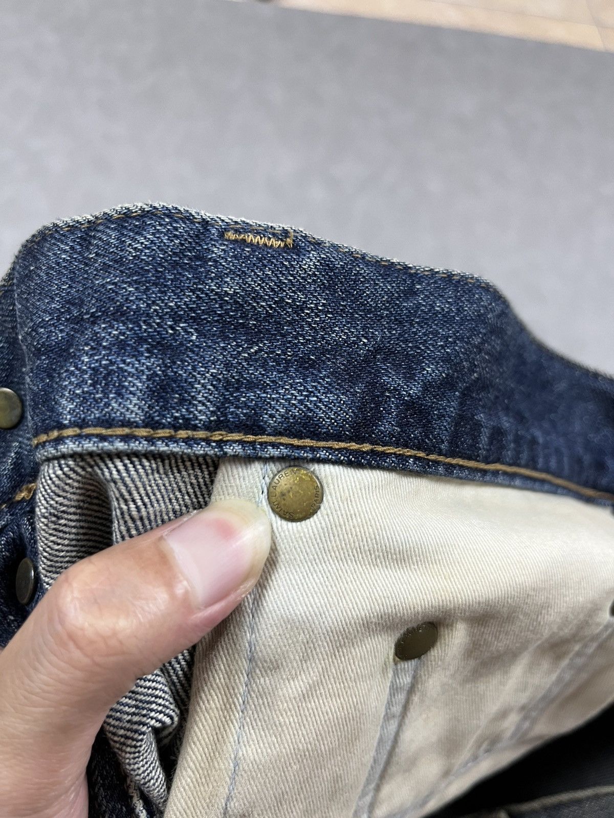 Saint Laurent Paris Saint Laurent denim pants Size US 31 - 14 Thumbnail
