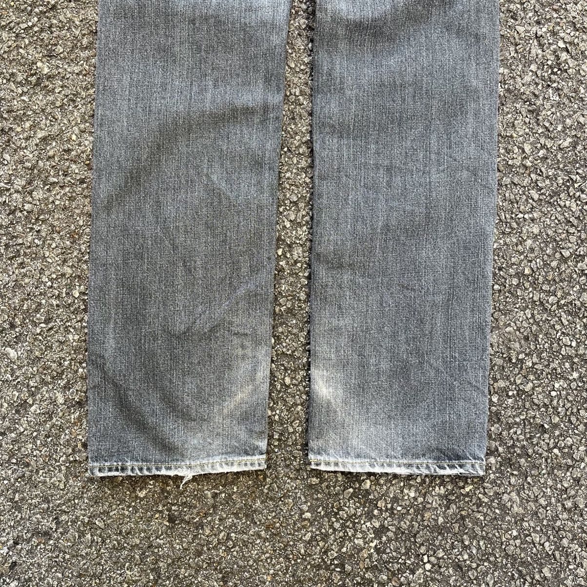 Levi's Vintage Levi’s 502 Black Faded Distressed Denim Jeans Pants Size US 29 - 13 Thumbnail