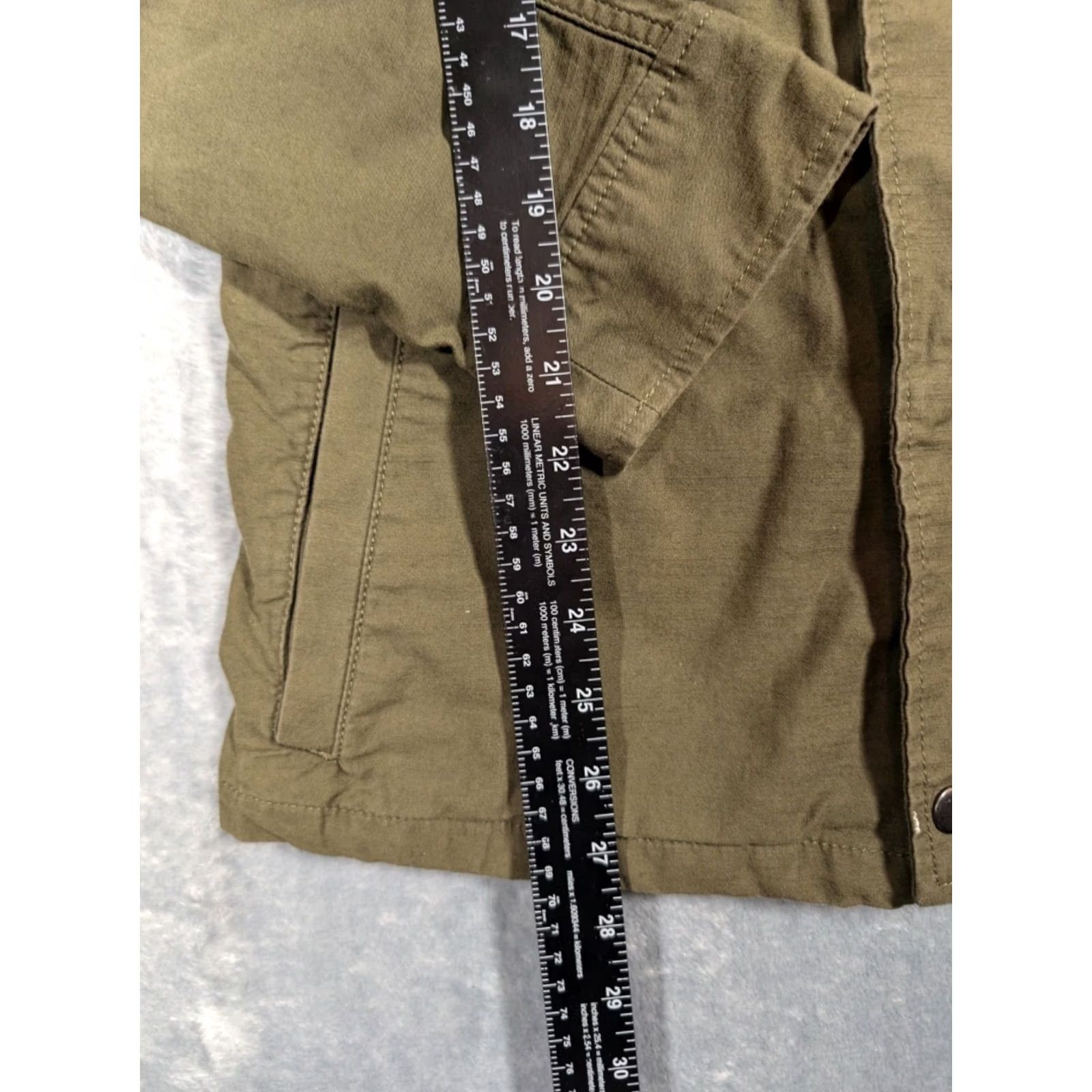 Lucky Brand Lucky Brand Jacket Mens Small Green Cotton Military Coat Field Chore Barn Shirt? Size US S / EU 44-46 / 1 - 2 Thumbnail