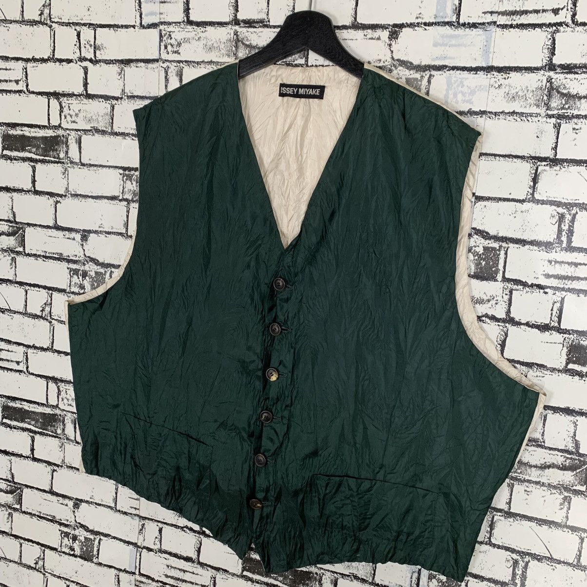 Designer × Issey Miyake × Vintage Issey Miyake Reversible Nylon Vest Size US M / EU 48-50 / 2 - 9 Thumbnail