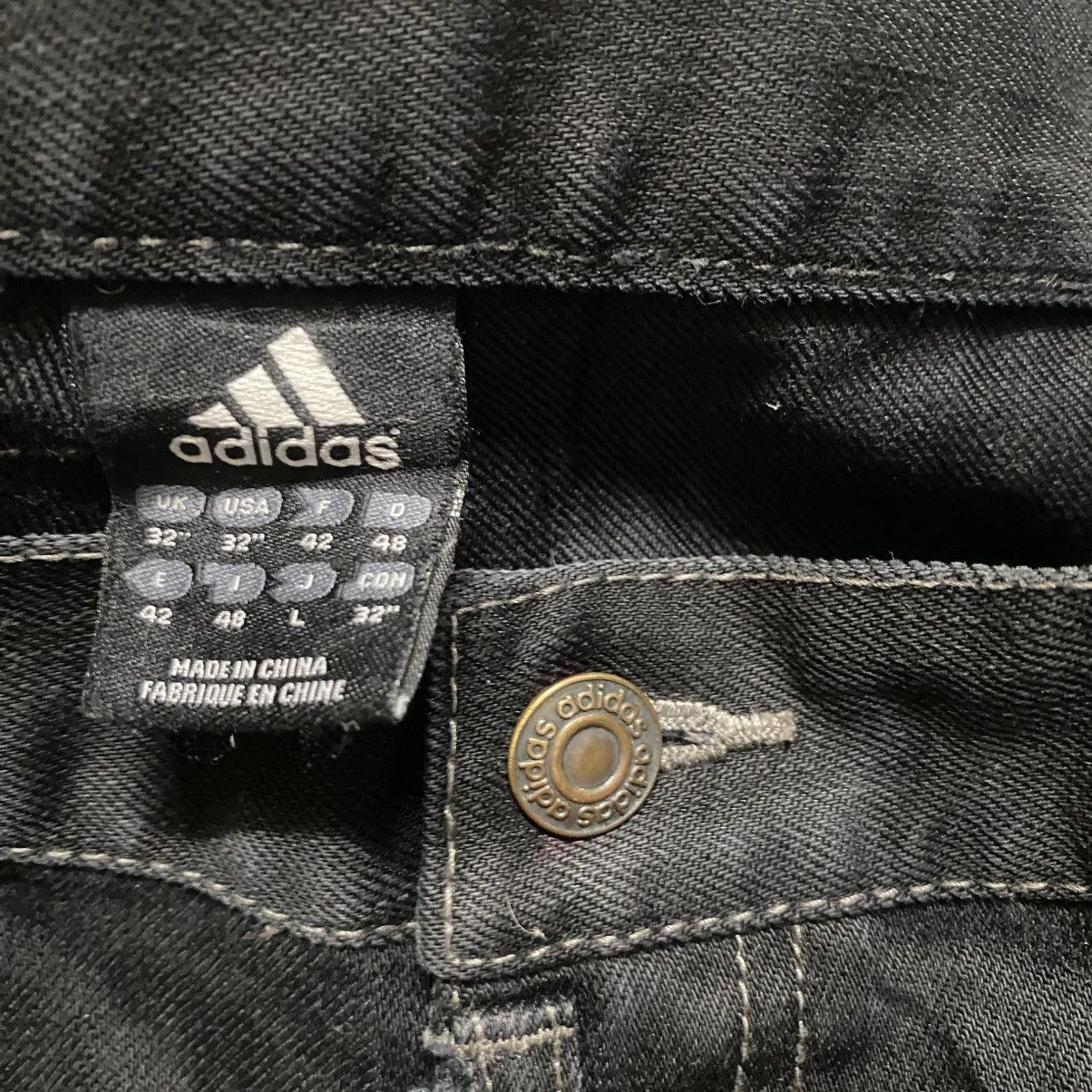 Adidas Vintage Adidas Denim Flare Jeans Side Stripe Size US 32 / EU 48 - 19 Thumbnail