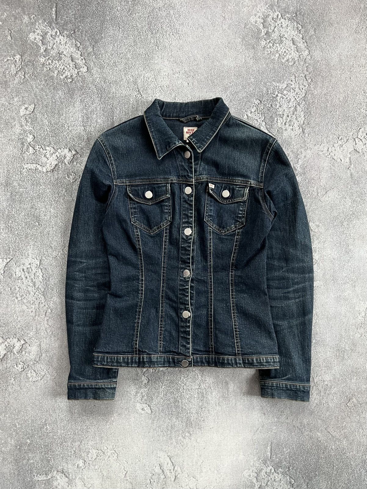 Miss Sixty Miss Sixty 60 Denim Fitted Trucker Jacket Flap Pocket Size S Size S / US 4 / IT 40 - 1 Thumbnail