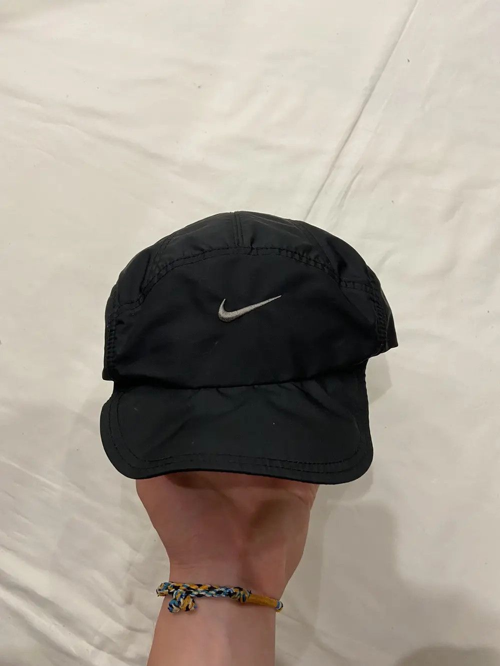 Nike 🦍VINTAGE 90’S Y2K NIKE NYLON DRILL 5 PANEL CAP HAT SWOOSH Size ONE SIZE - 8 Thumbnail