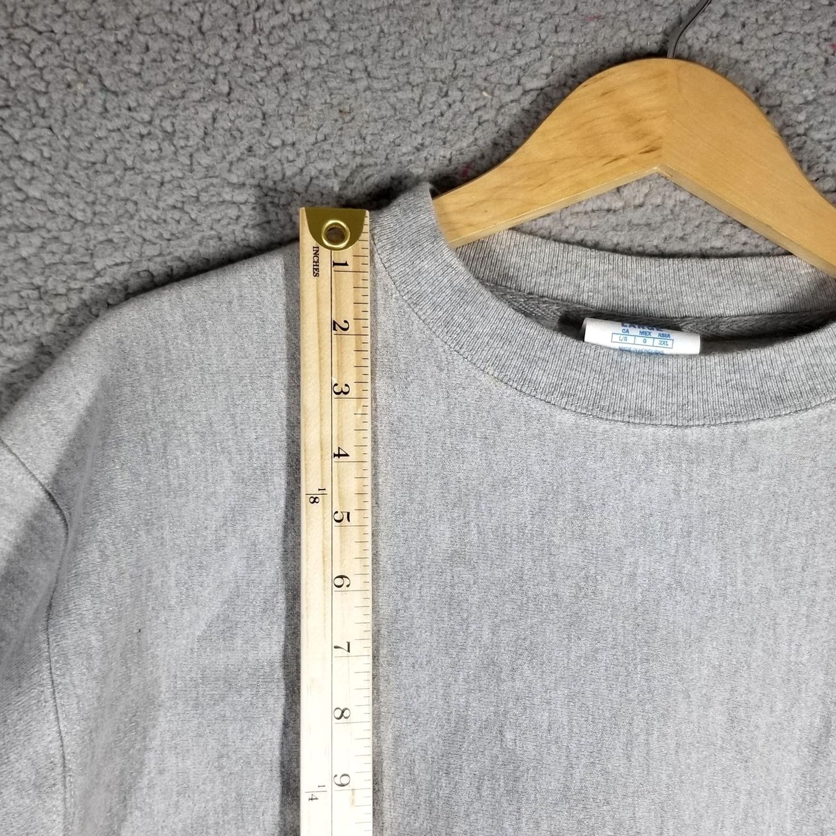 Champion VINTAGE Champion Reverse Weave Sweatshirt Mens L Gray Crewneck Fleece Pullover Y2K Size US L / EU 52-54 / 3 - 6 Thumbnail