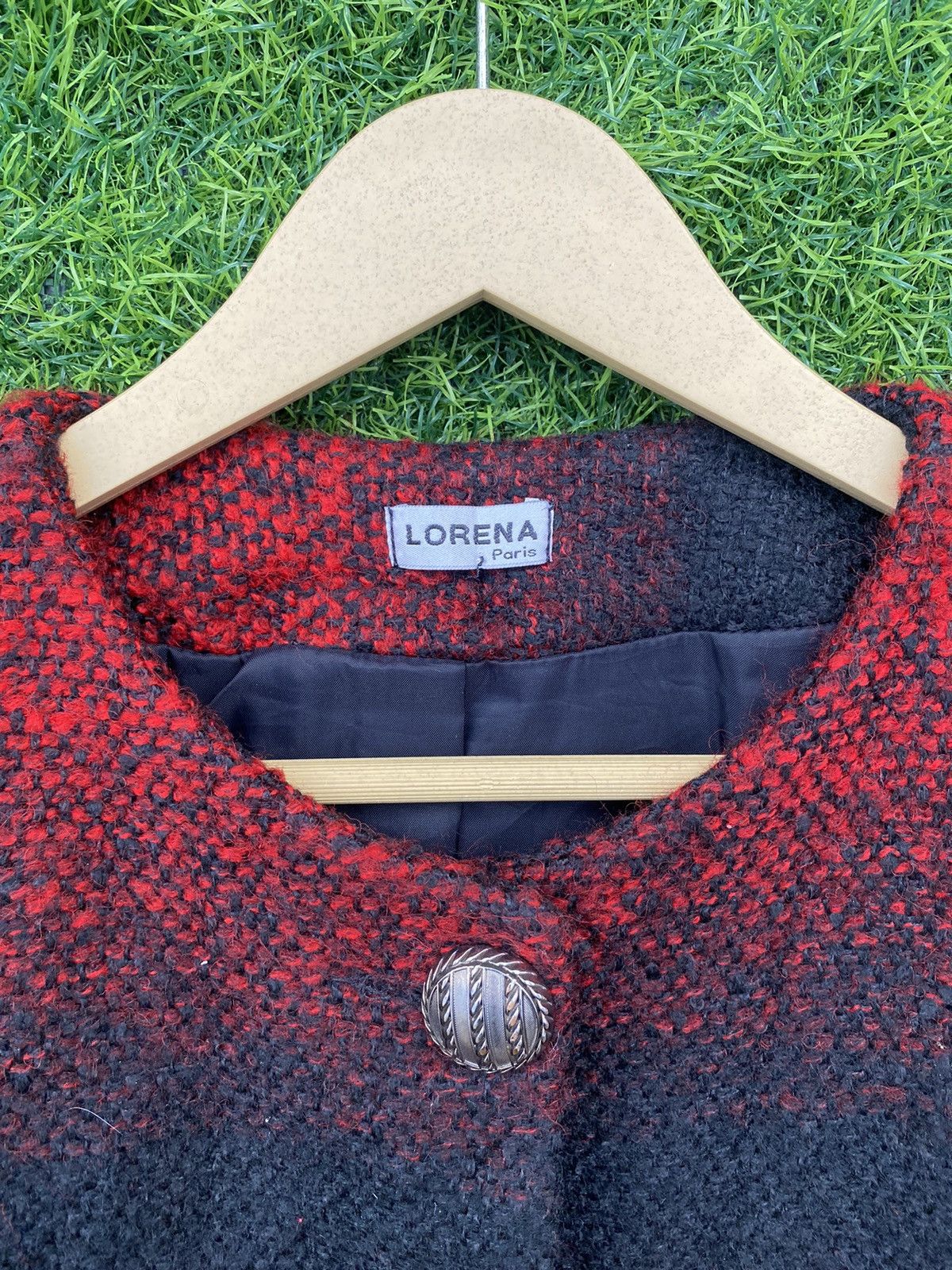 If Six Was Nine Lorena red and black horizontal gradient coat Size M / US 6-8 / IT 42-44 - 7 Thumbnail