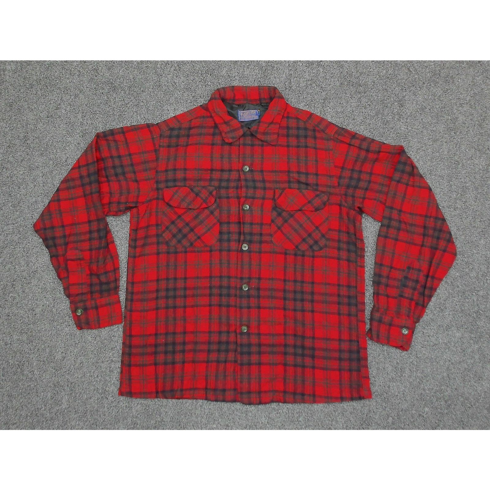 Pendleton Pendleton 1960s Boxy Cropped Wool Flannel Shacket Size L / US 10 / IT 46 - 3 Thumbnail