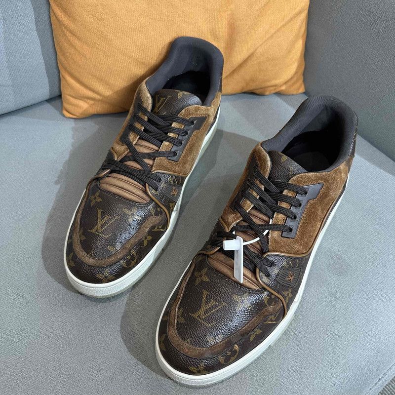 Louis Vuitton Casual Brown Low-Top Sneakers 0079