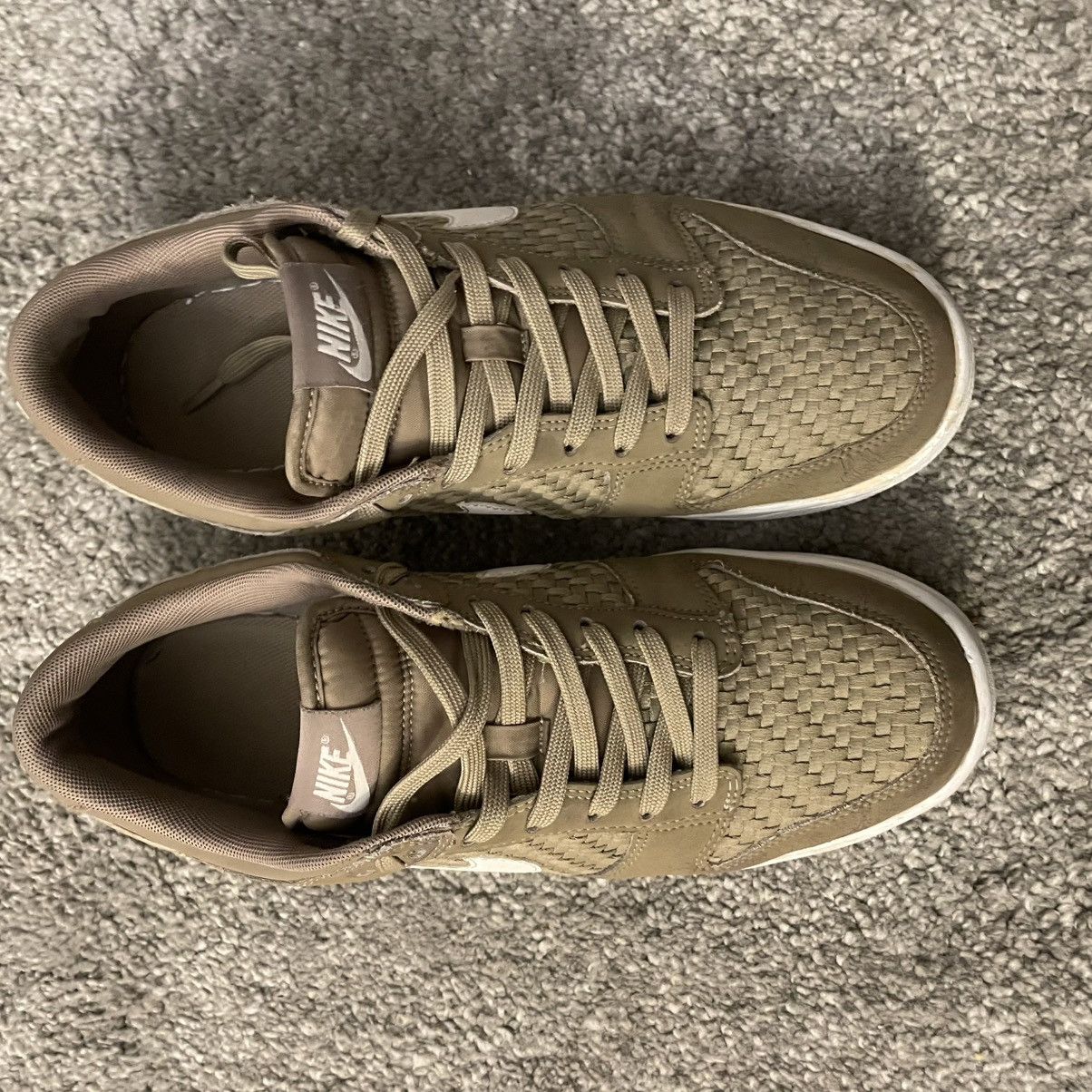 Nike Nike Dunk Low ‘Woven Khaki’ Size US 9.5 / EU 42-43 - 4 Thumbnail