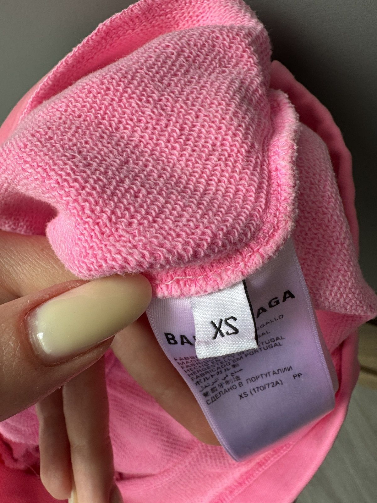 Balenciaga Balenciaga SS23 Vintage Pink Faded Dyed Sweat Shorts Size US 28 / EU 44 - 6 Thumbnail