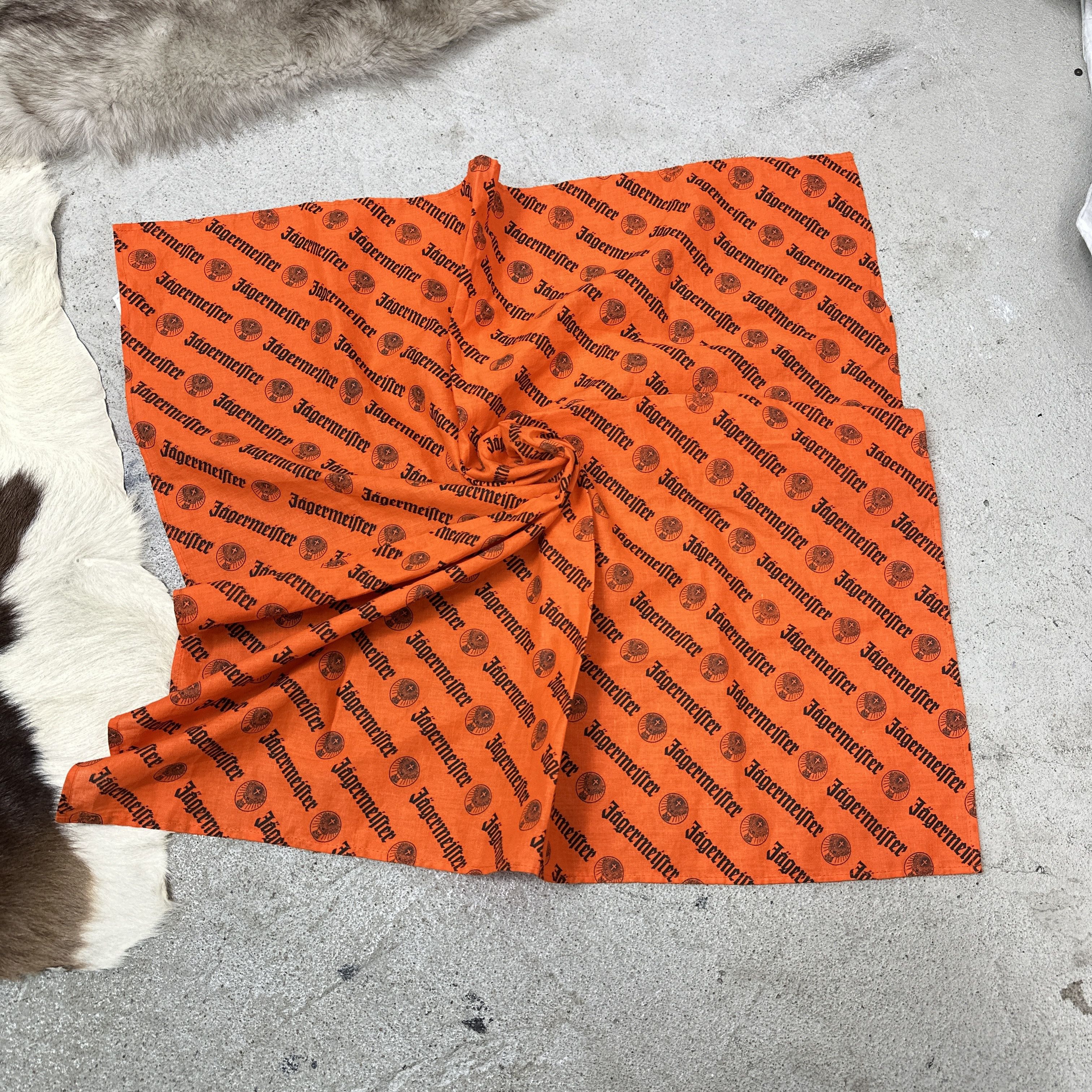 Jagermeister Vintage Printed Streetwear Jagermeister Scarf 00s Size ONE SIZE - 2 Thumbnail