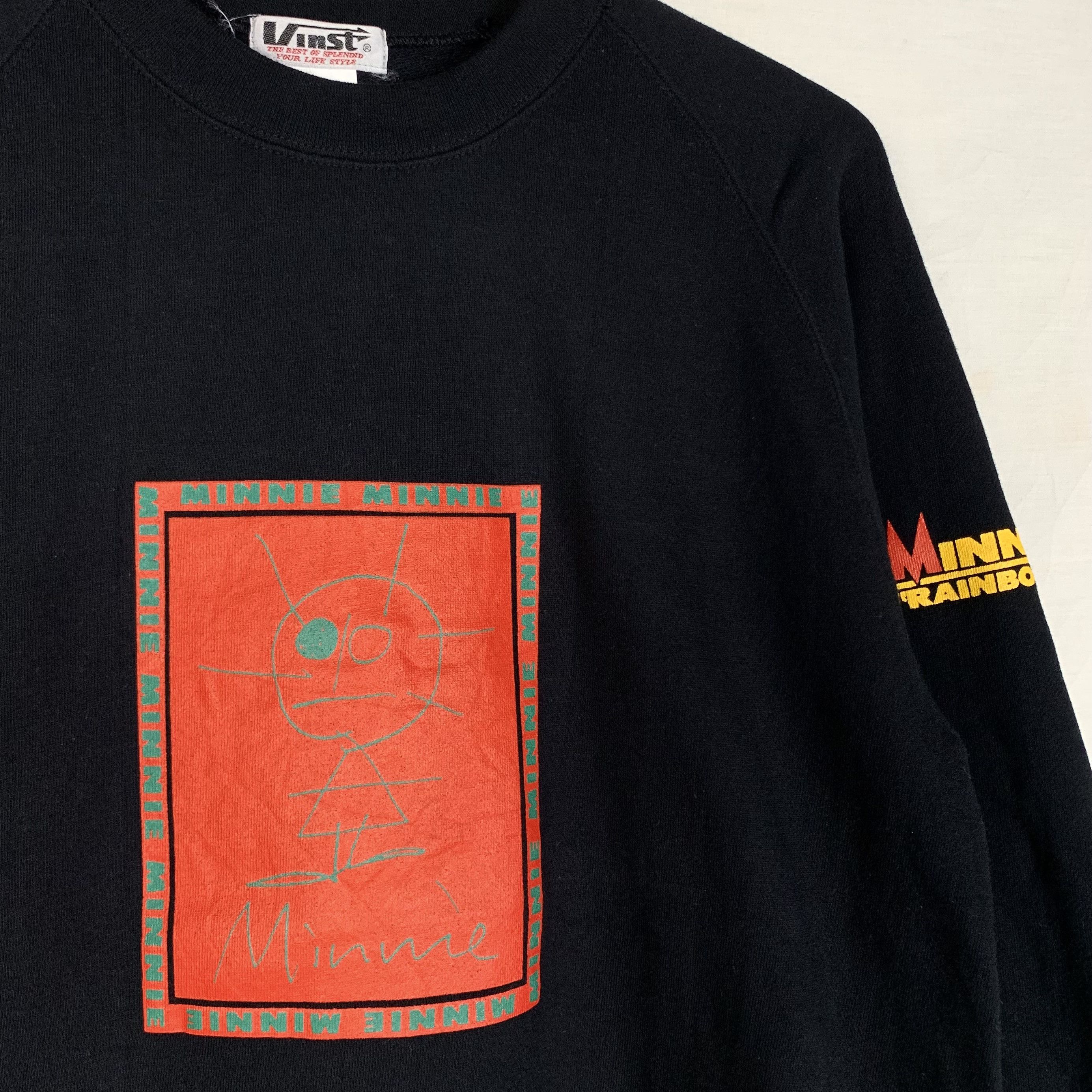 Japanese Brand Vintage Minnie Rainbow Japanese Brand Sweatshirt Crewneck Size US S / EU 44-46 / 1 - 2 Thumbnail
