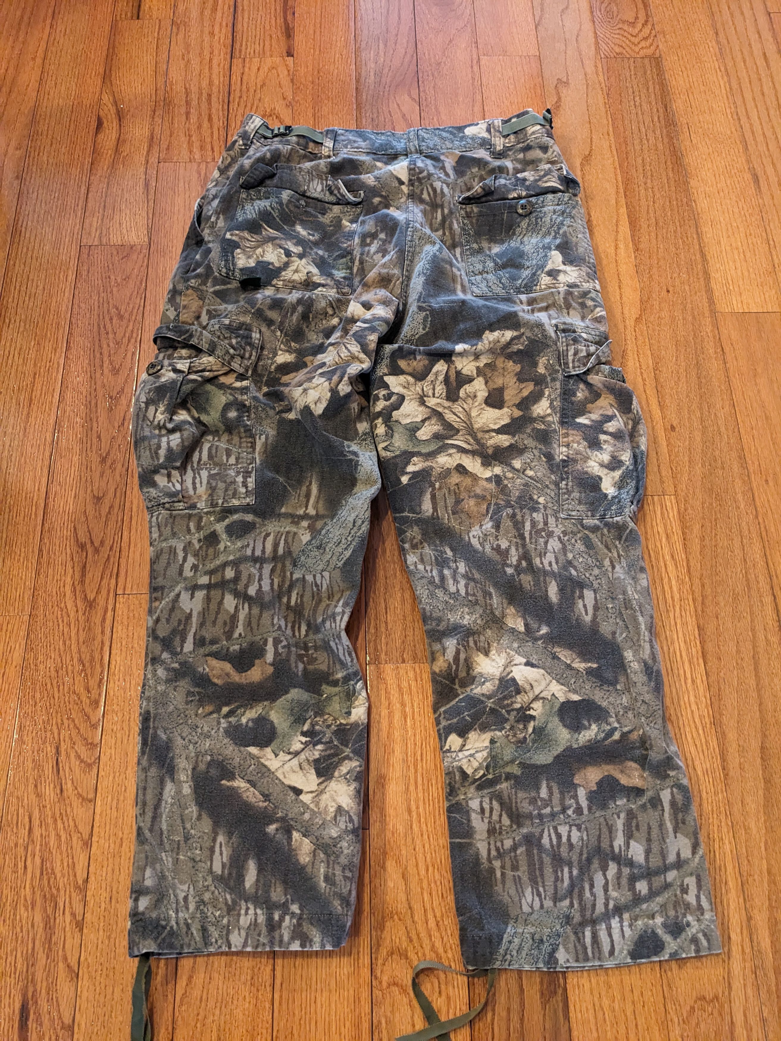 Mossy Oaks × Vintage Vintage 90s Camo Mossy Oak Leaves Forest Tree Medium Pants Size US 32 / EU 48 - 3 Thumbnail
