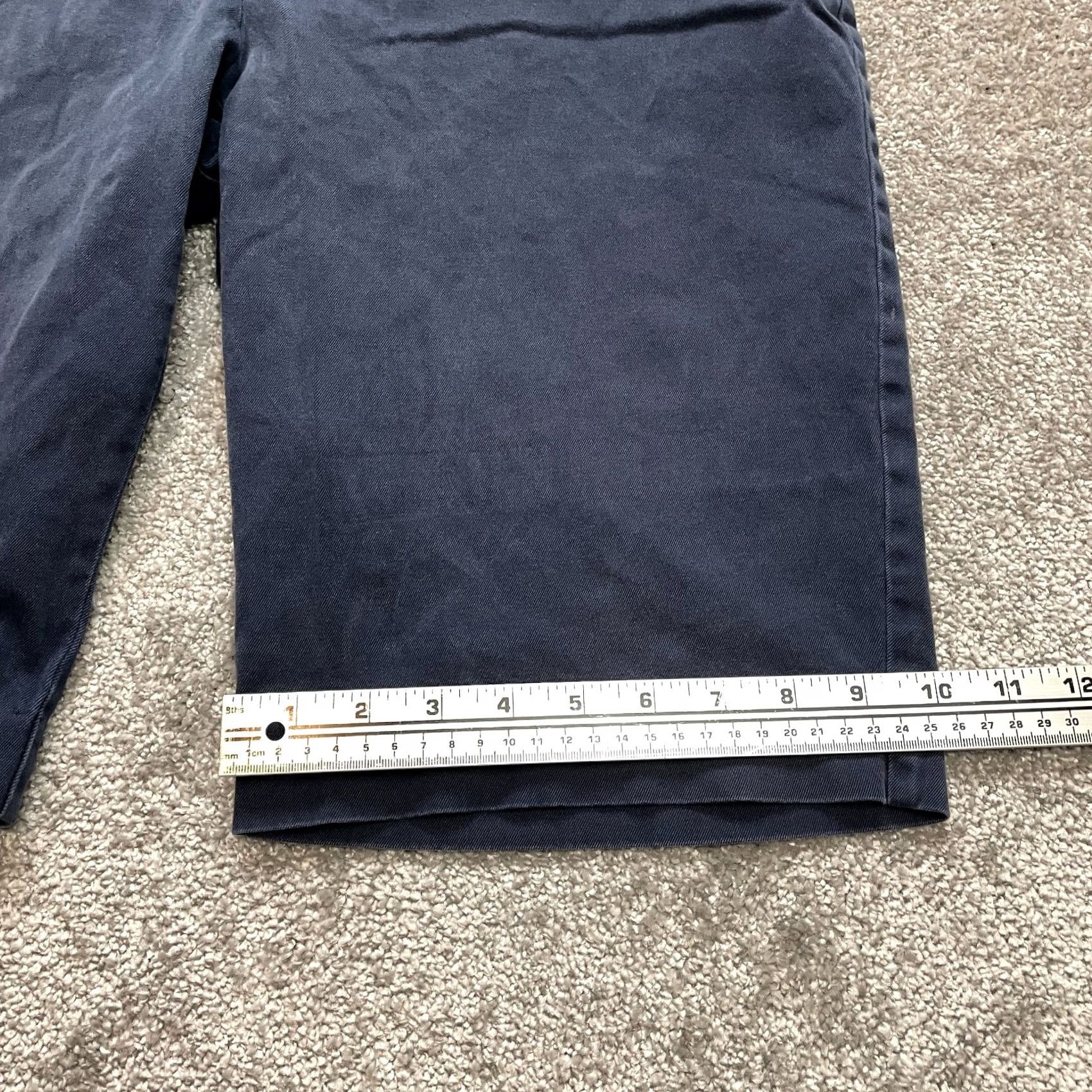 Vintage Duck Head Chino Shorts Womens 16 Navy Blue Cotton Solid Casual Pockets 12" Combo Size 25" / US 0 / IT 36 - 2 Thumbnail