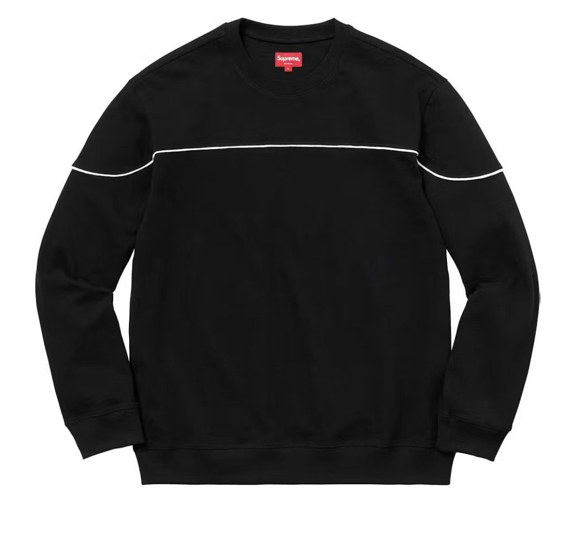 Supreme Supreme Yoke Piping Long-Sleeve Shirt Black Size US M / EU 48-50 / 2 - 1 Thumbnail