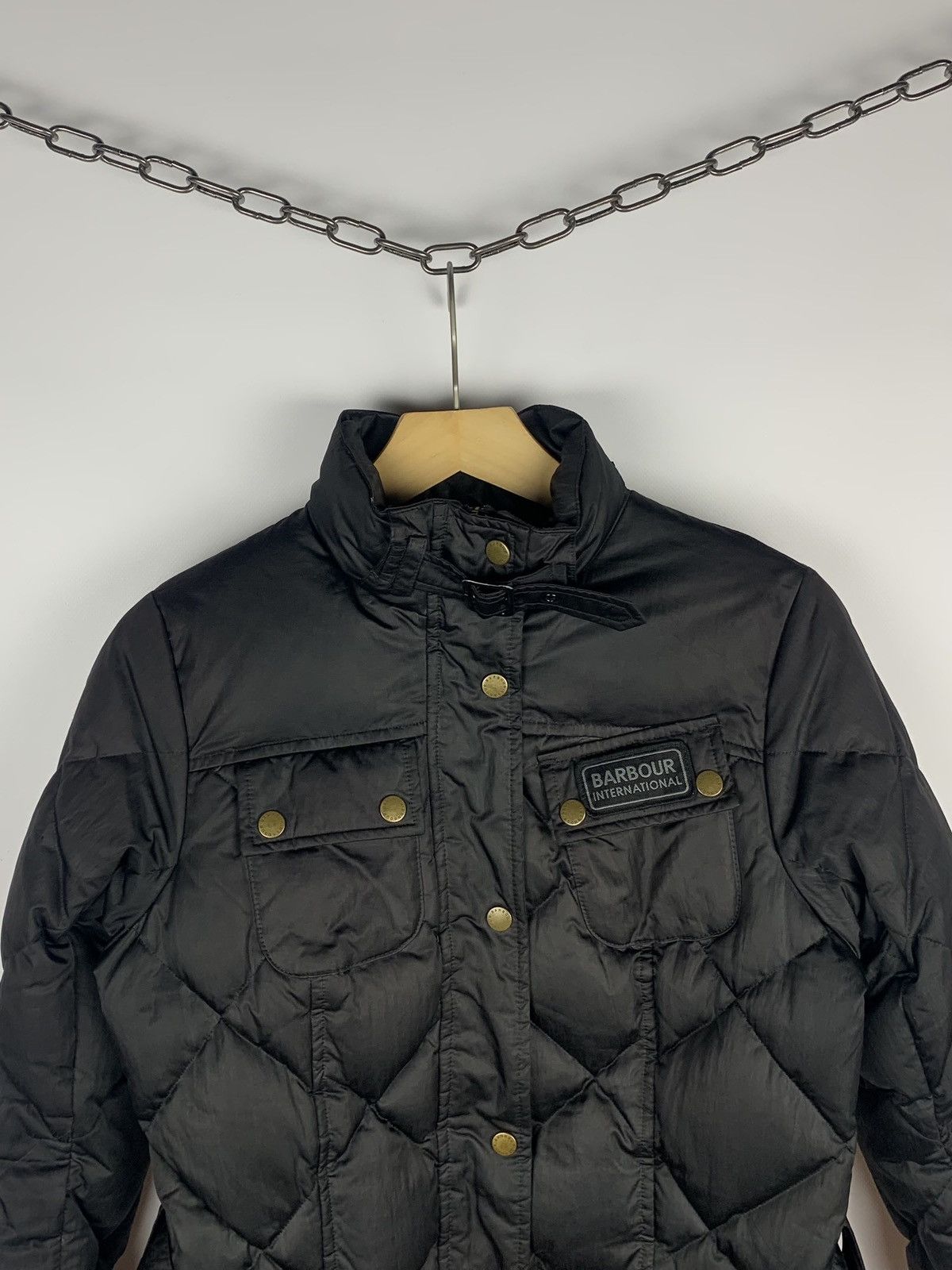 Barbour Vintage Barbour Nation Down Jacket Women’s Size UK 10 Black Size M / US 6-8 / IT 42-44 - 3 Thumbnail