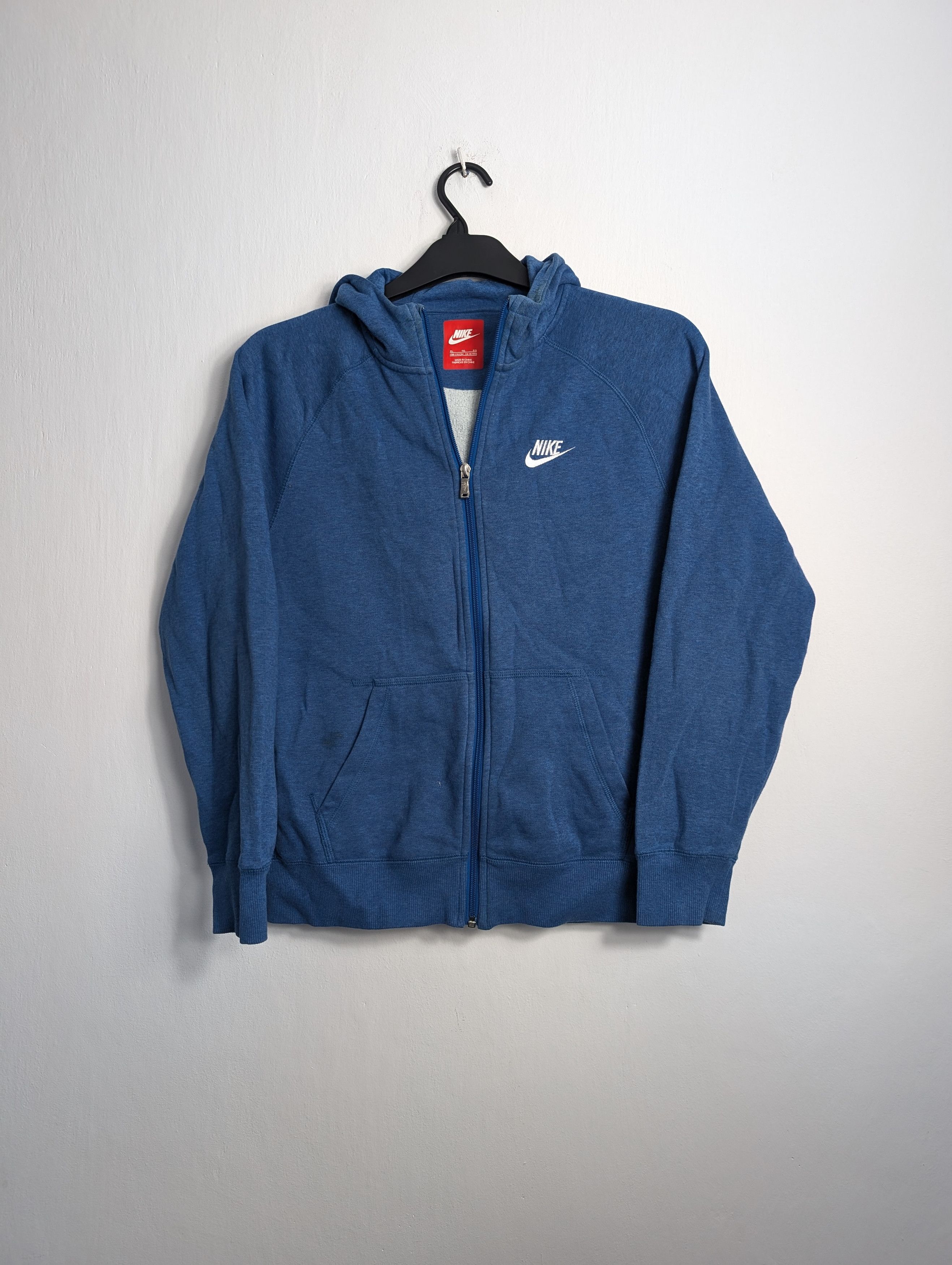 Nike Nike Club Hoodie Blue Pullover Sweatshirt Basic Sportswear Size US S / EU 44-46 / 1 - 1 Thumbnail
