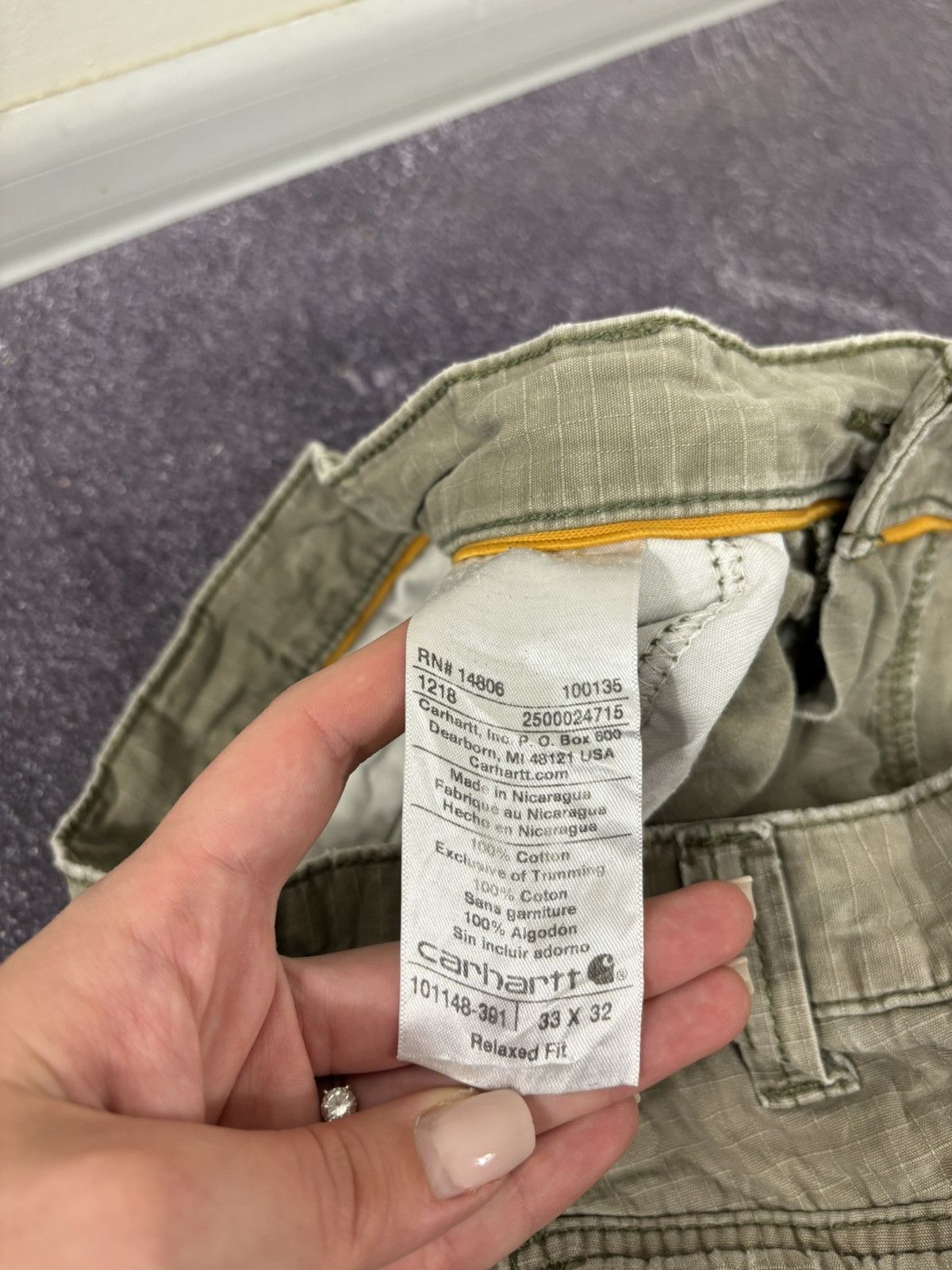 Carhartt Vintage Carhartt Y2K Relaxed Fit Utility Hype Cargo Pants Size US 33 - 21 Thumbnail