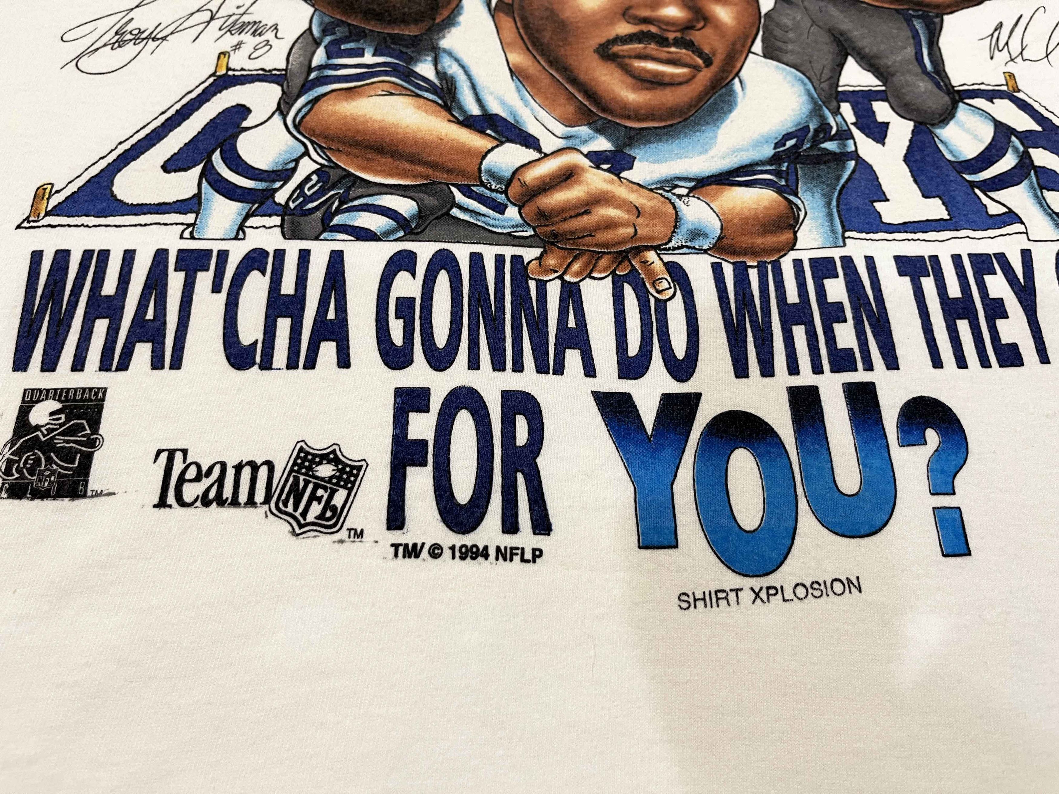 Hanes × NFL × Vintage Vintage Shirt Xplosion 1994 NFL Dallas Cowboys T-Shirt Size US L / EU 52-54 / 3 - 4 Thumbnail