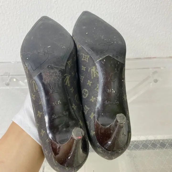 Louis Vuitton Louis Vuitton Classic Brown Pointed Heels -2508 Size US 4 / IT 34 - 7 Thumbnail